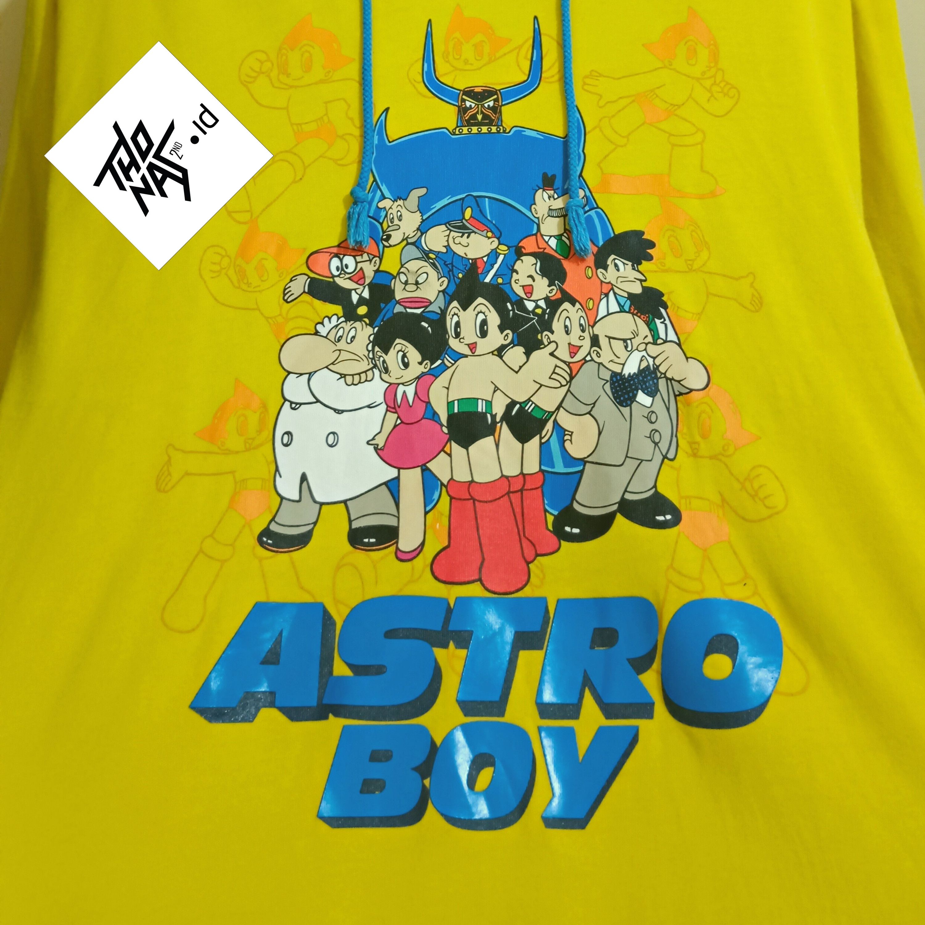 Anime Astroboy Full Characters Anime Hoodie Yellow T-Shirts, Sweatshirt | PodTeesHub.com