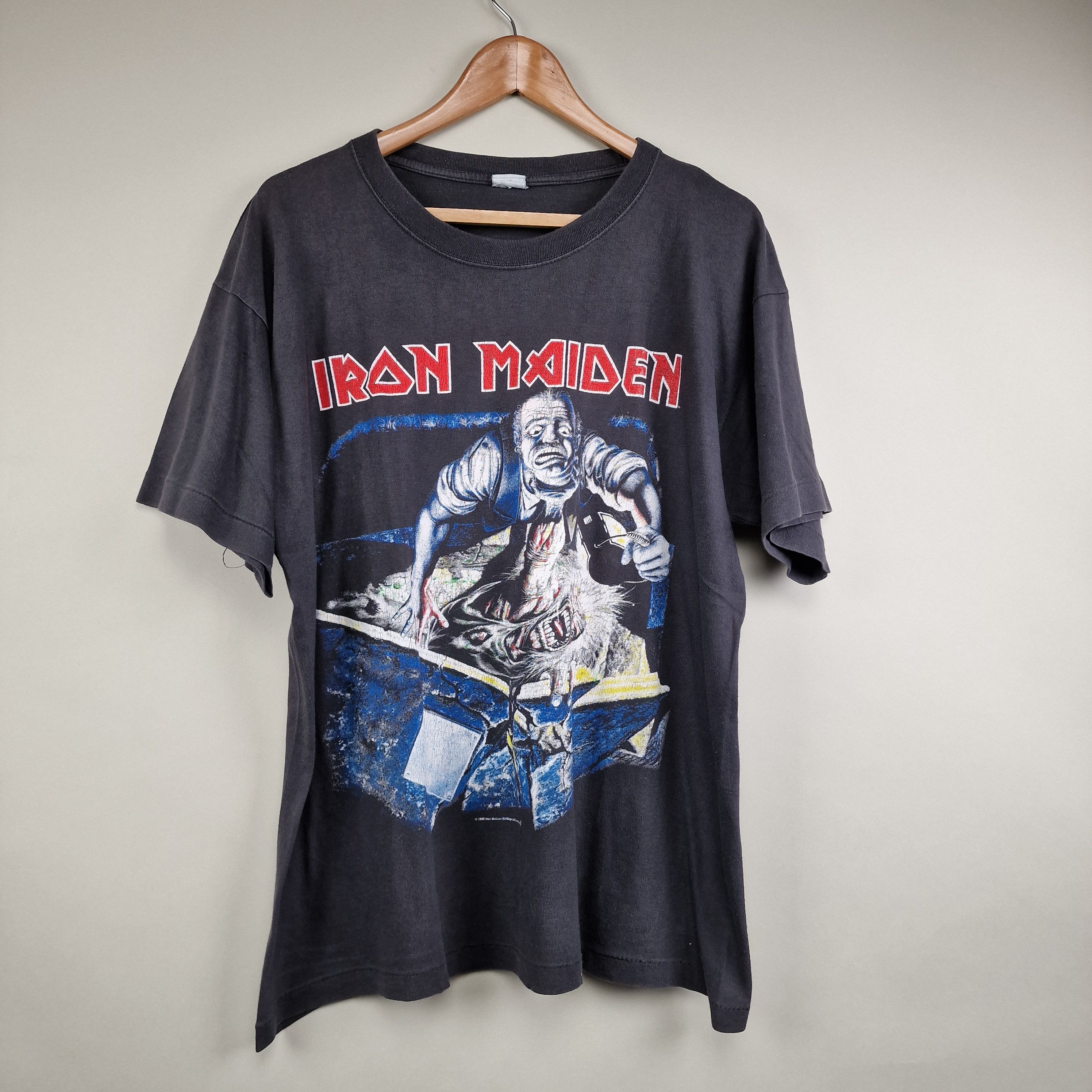 Iron Maiden X Vintage 1990 Iron Maiden Vintage T Shirt Hoodie, Sweatshirt | PodTeesHub.com