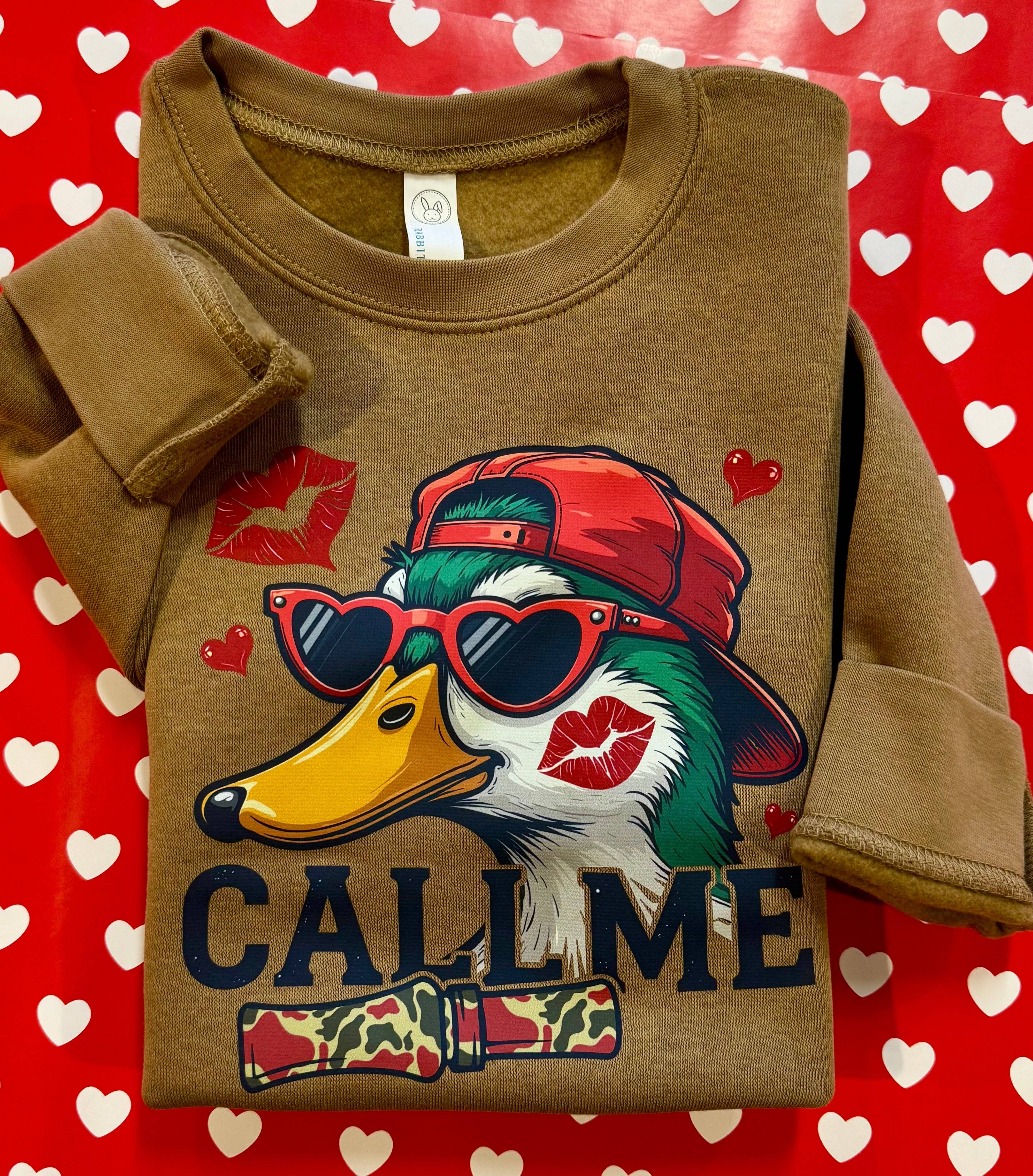 Call Me Duck Sweatshirt/Tee Hoodie | PodTeesHub.com
