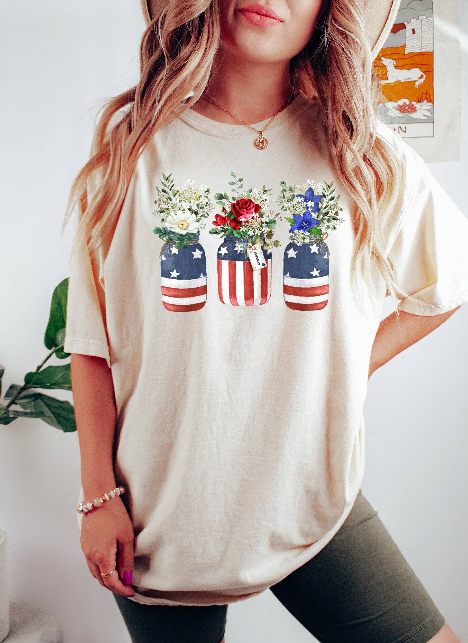 Jars and American Flag T-Shirt Hoodie, Sweatshirt | PodTeesHub.com
