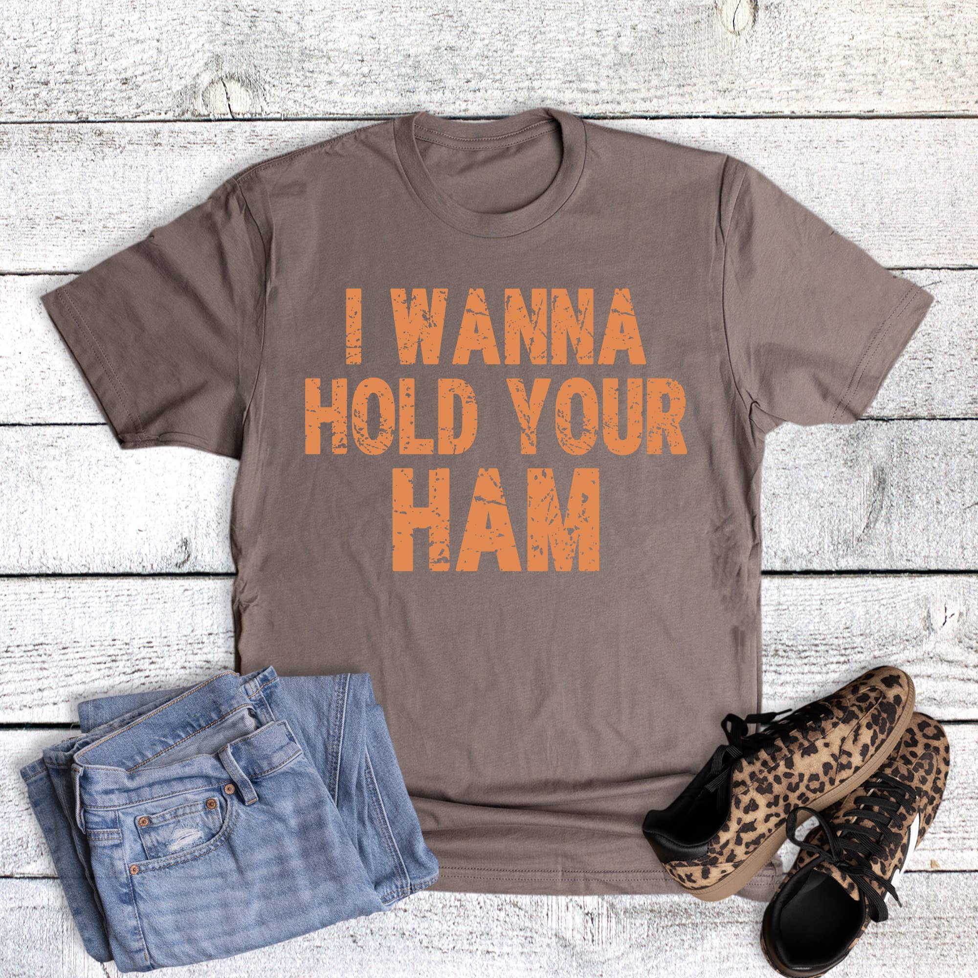 Thanksgiving I Wanna Hold Your Ham Graphic Tee Hoodie, Sweatshirt | PodTeesHub.com