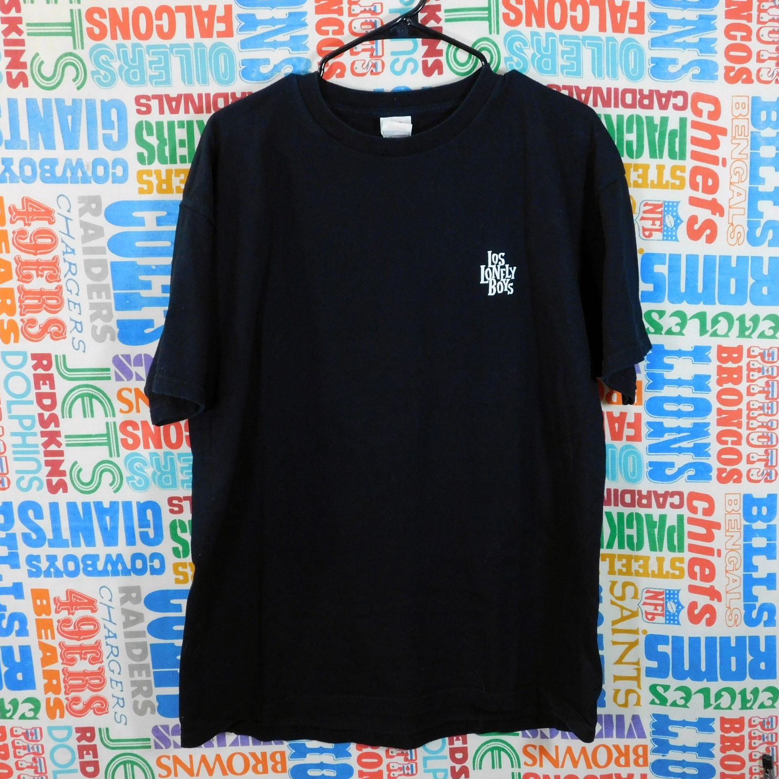Fruit Of The Loom Y2k Los Lonely Boys Concert Tee Size Xl Black Double Sided Hoodie, Sweatshirt | PodTeesHub.com