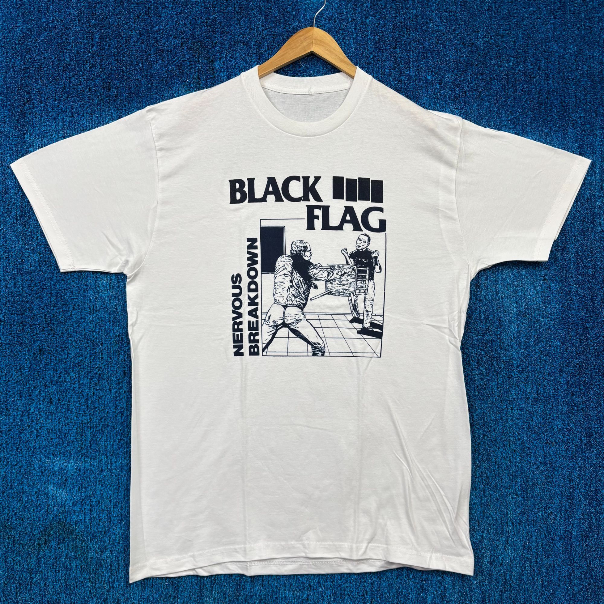 Flag Black Flag Nervous Breakdown Album Hardcore Punk Band Tee Xl Hoodie, Sweatshirt | PodTeesHub.com