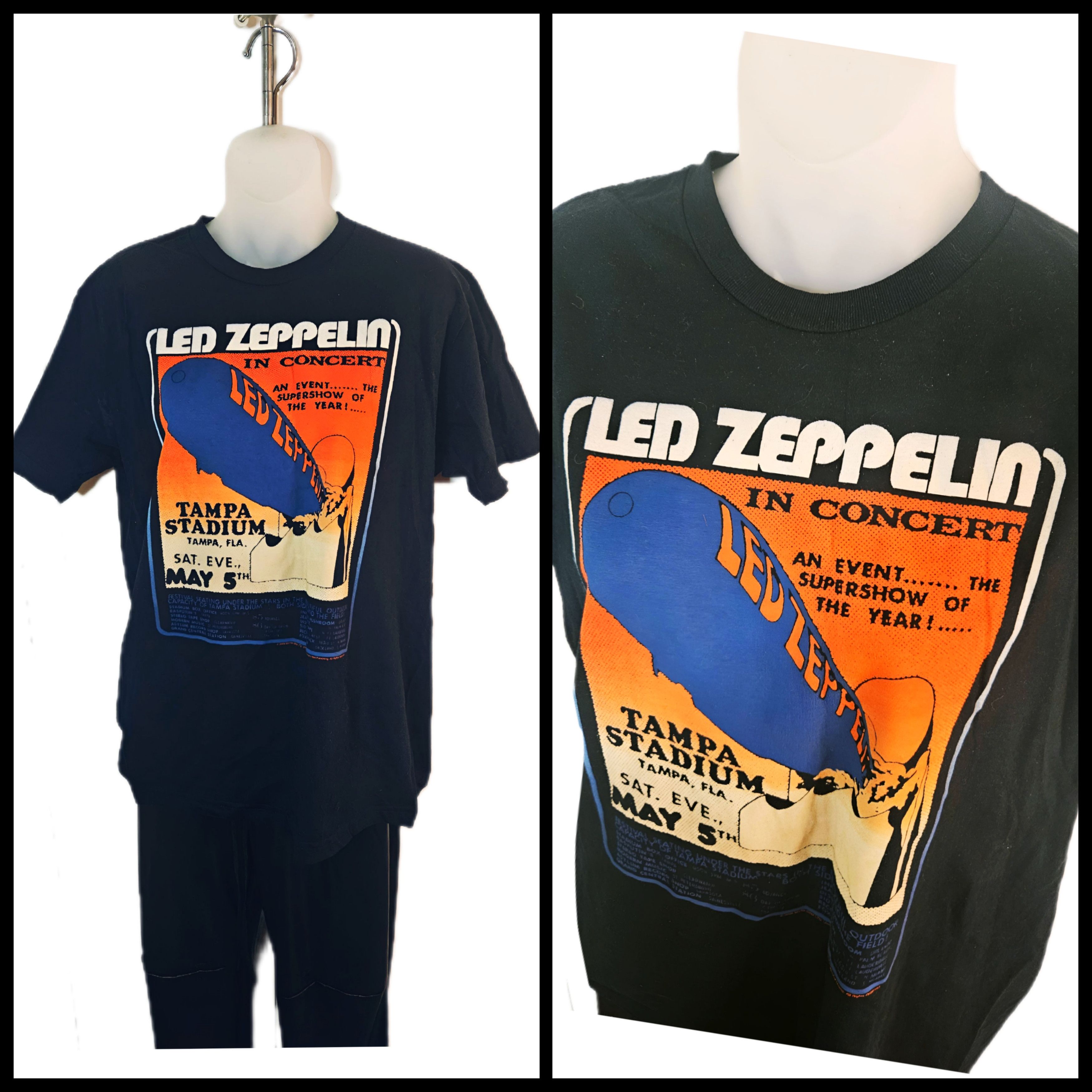 Other Vintage Led Zeppelin Concert Tee Never Worn Hoodie, Sweatshirt | PodTeesHub.com