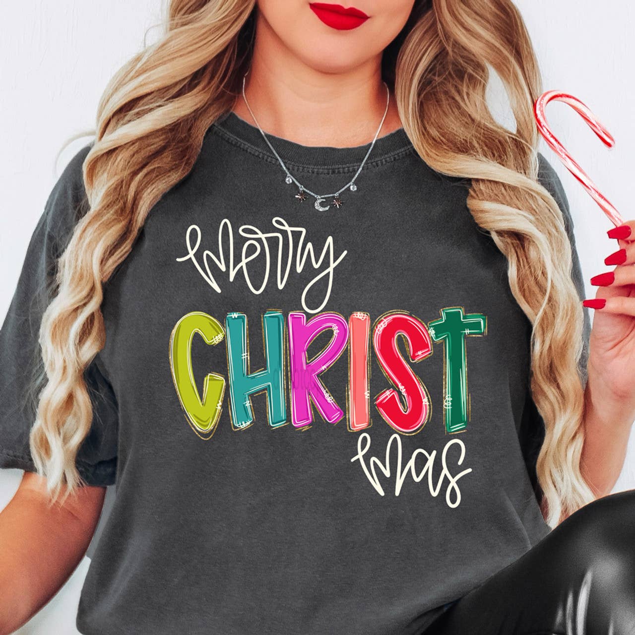 Colorful Merry Christmas Tee Hoodie, Sweatshirt | PodTeesHub.com