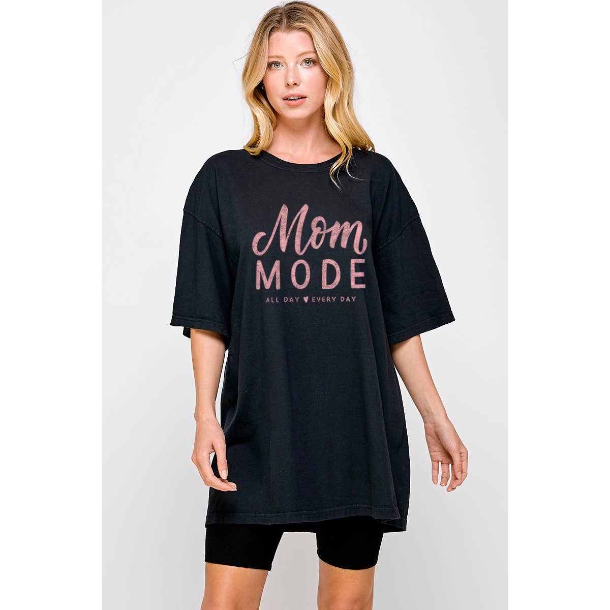 Mom Mode Vintage Oversized Tee Hoodie, Sweatshirt | PodTeesHub.com