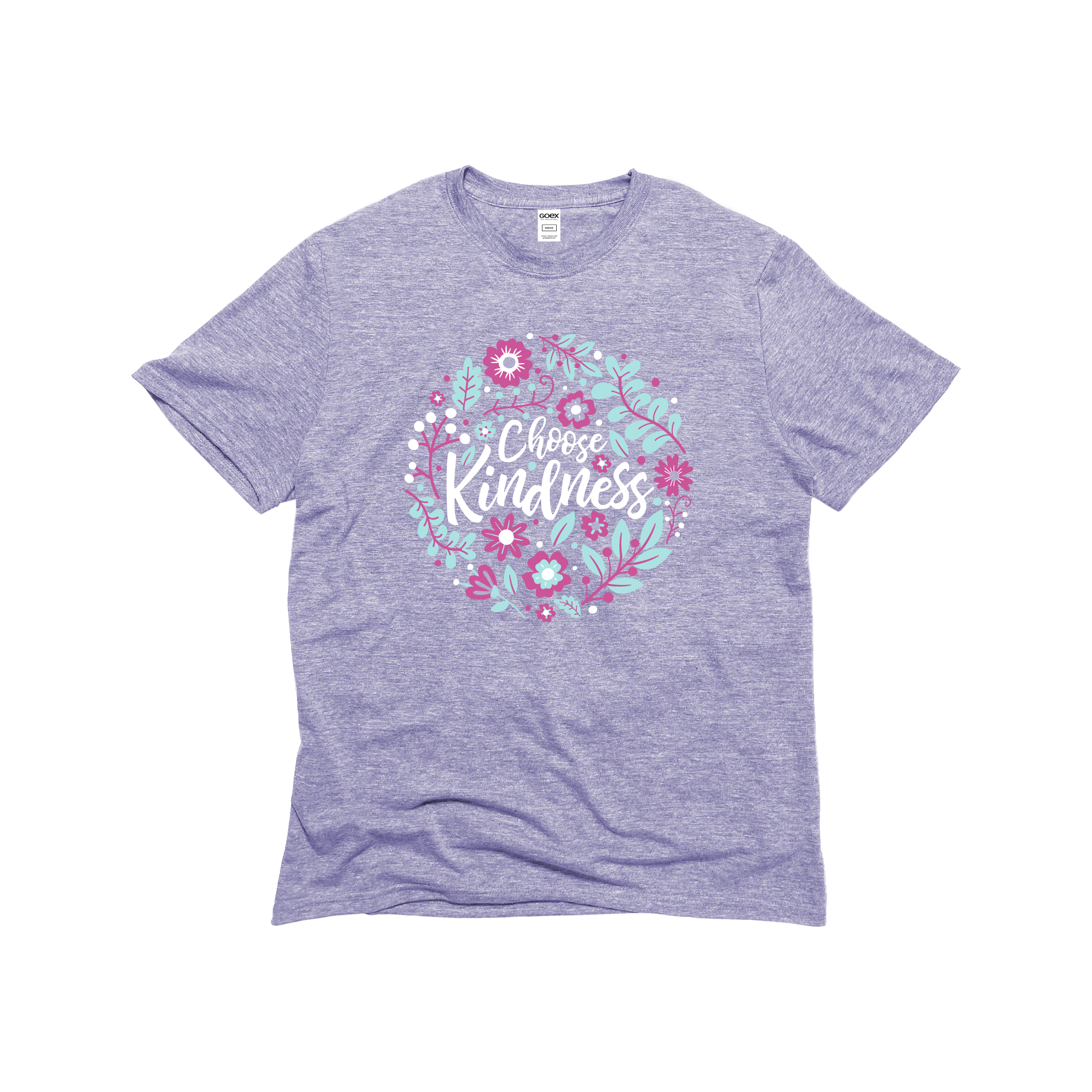 Choose Kindness - Lavender Unisex Graphic Tee - 24pk Hoodie, Sweatshirt | PodTeesHub.com