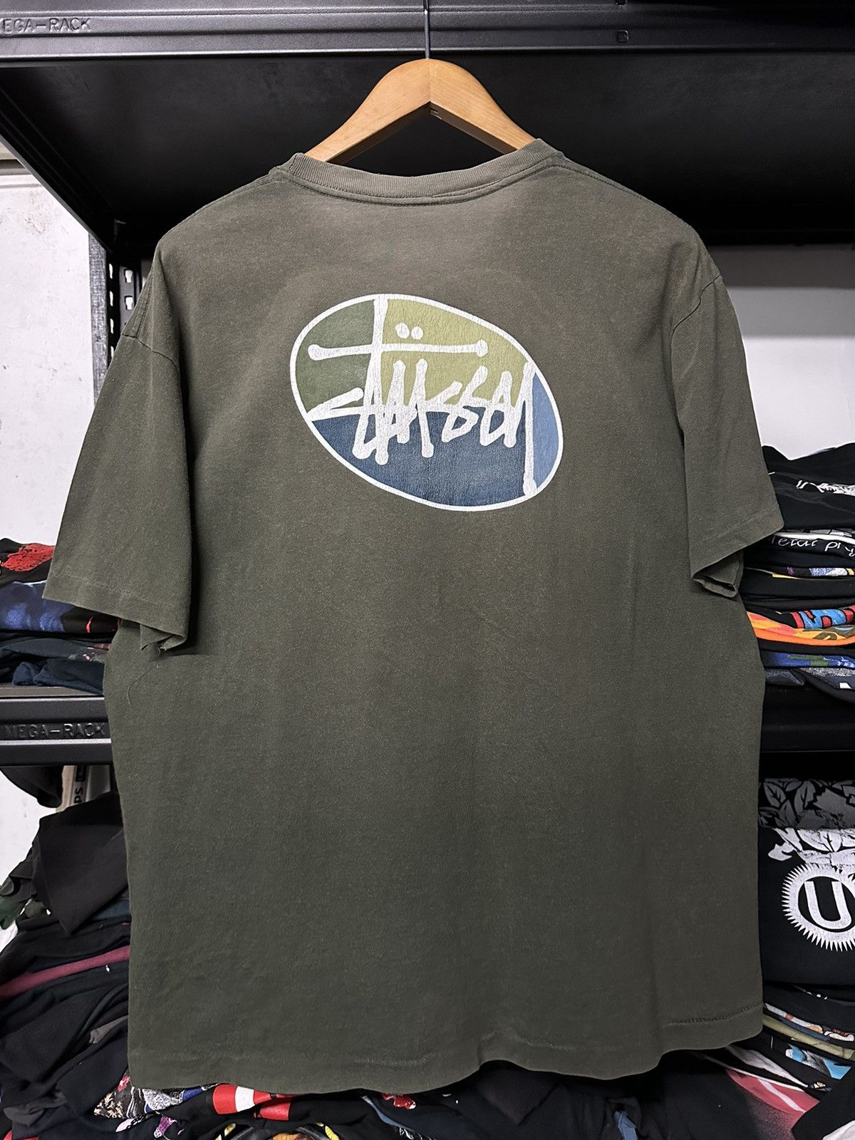 Stussy Thrashed Vintage 90s Stussy Skateboard Sun Faded Tee Hoodie, Sweatshirt | PodTeesHub.com