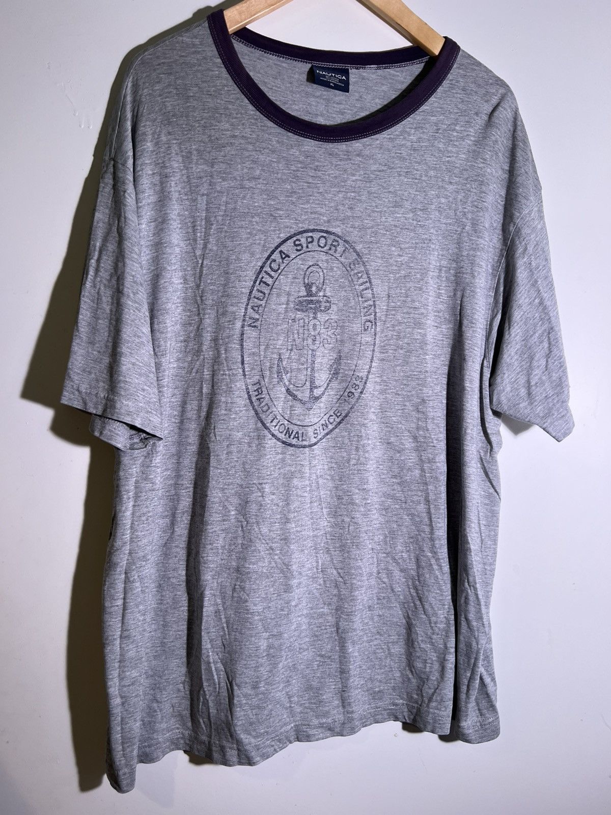 Vintage Y2k 2000 S Vtg Vintage Nautica N83 Anchor Retro Tee T Shirt Hoodie, Sweatshirt | PodTeesHub.com