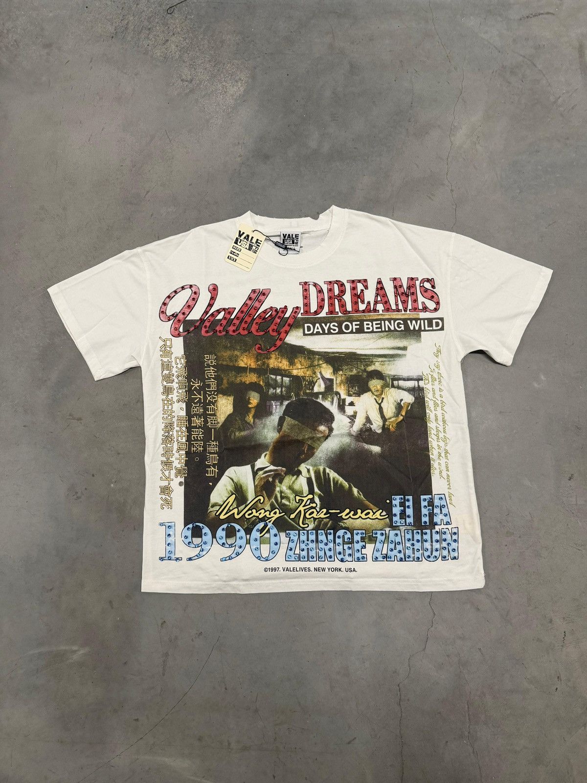 Vale Forever Valley Dreams White Money Bling Tee Small Hoodie, Sweatshirt | PodTeesHub.com