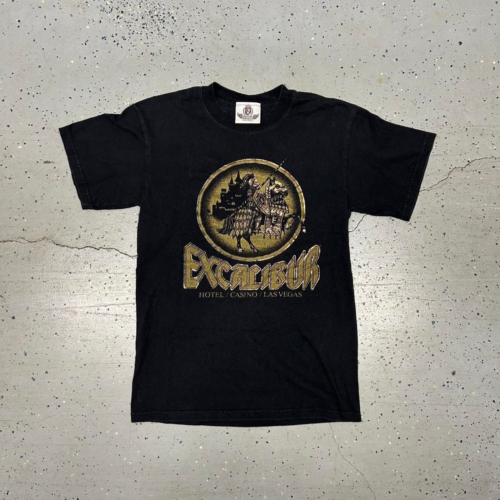 Other Y2k Black Excalibur Las Vegas Graphic Tee Hoodie, Sweatshirt | PodTeesHub.com