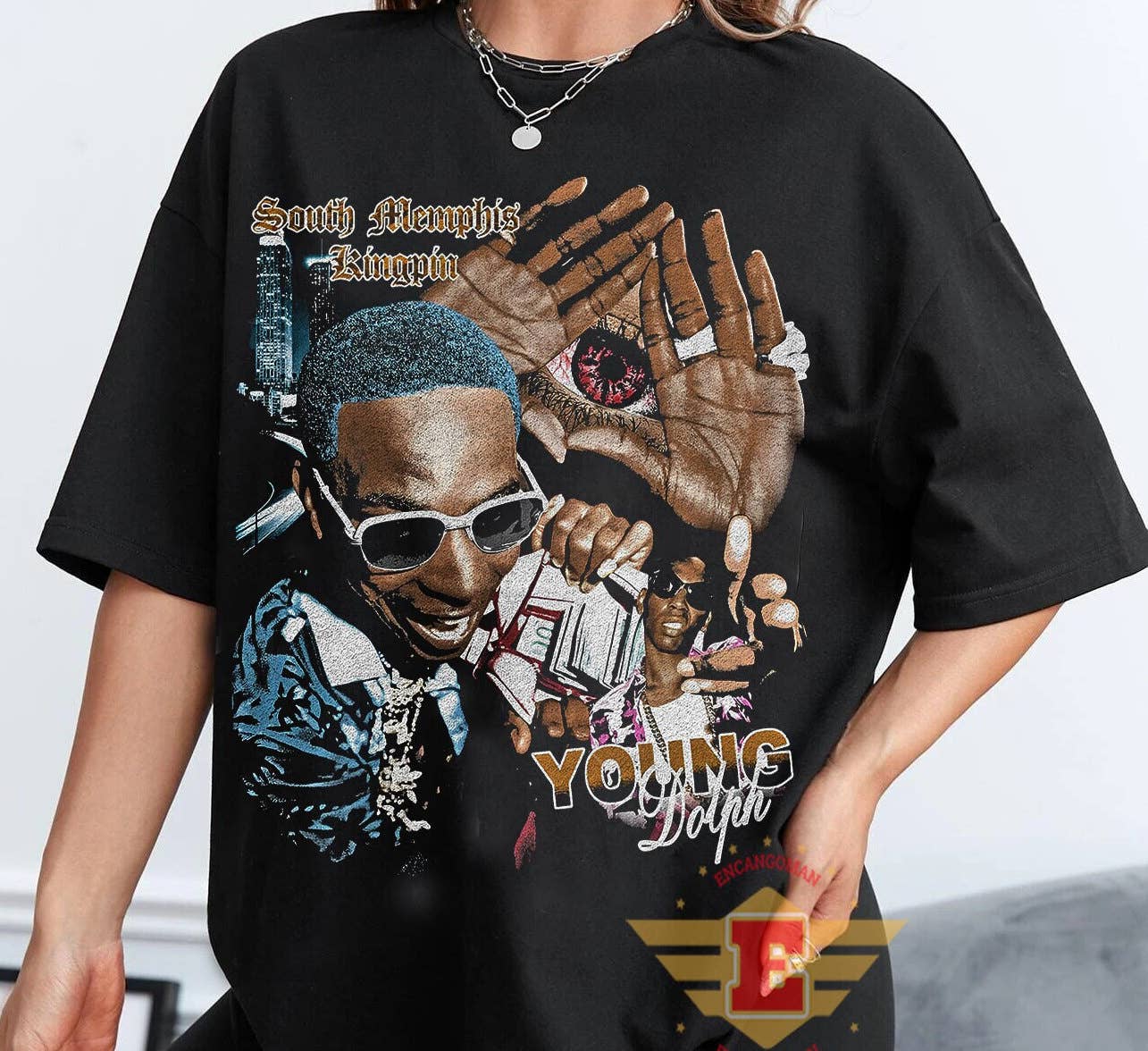 Young Dolph Limited Edition King of Memphis Vintage Tee Hoodie, Sweatshirt | PodTeesHub.com