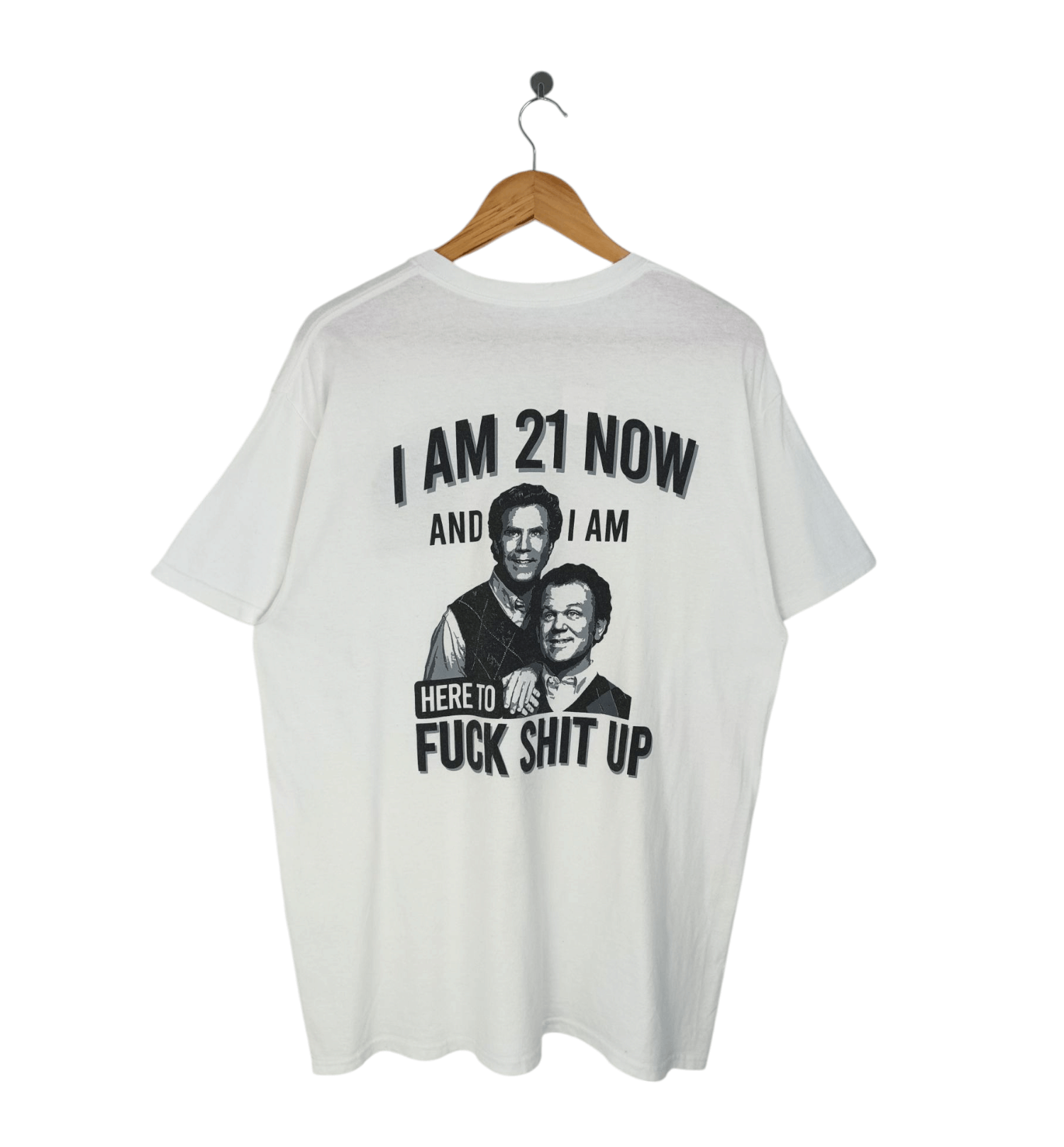 Vintage Here To Fuck Shit Up Step Brothers Comedy Funny Tee Hoodie, Sweatshirt | PodTeesHub.com