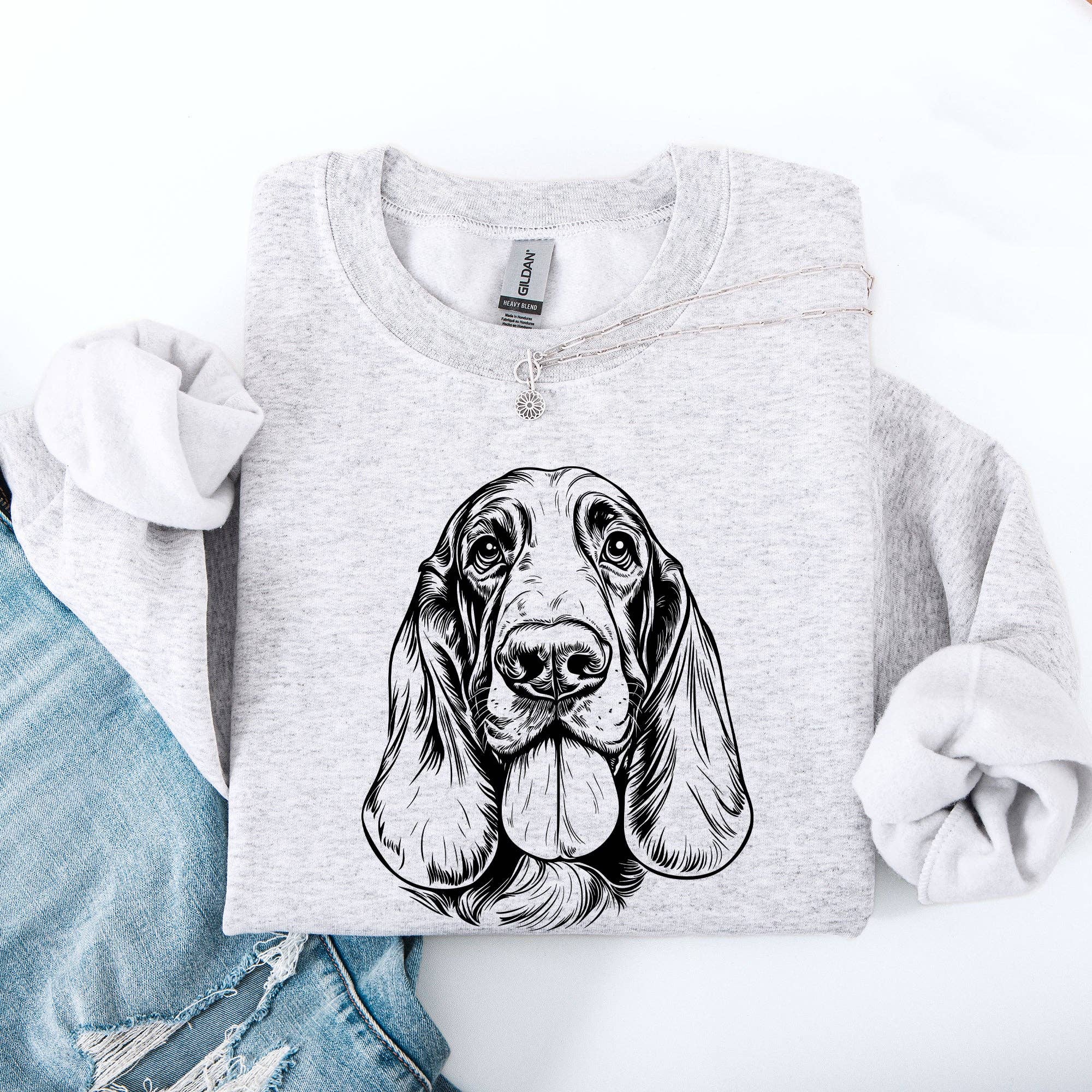 Basset Hound, Pet, Dog Breed Sweatshirt T-Shirts, Hoodie | PodTeesHub.com