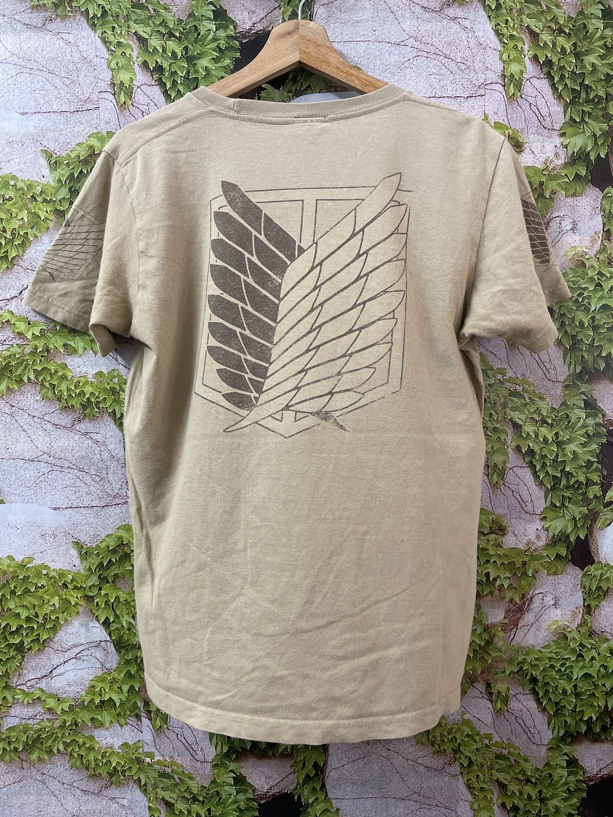 Japanese Brand X Vintage Anima Attack On Titan Survey Corps Logo Very Rare T-Shirts, Hoodie, Sweatshirt | PodTeesHub.com
