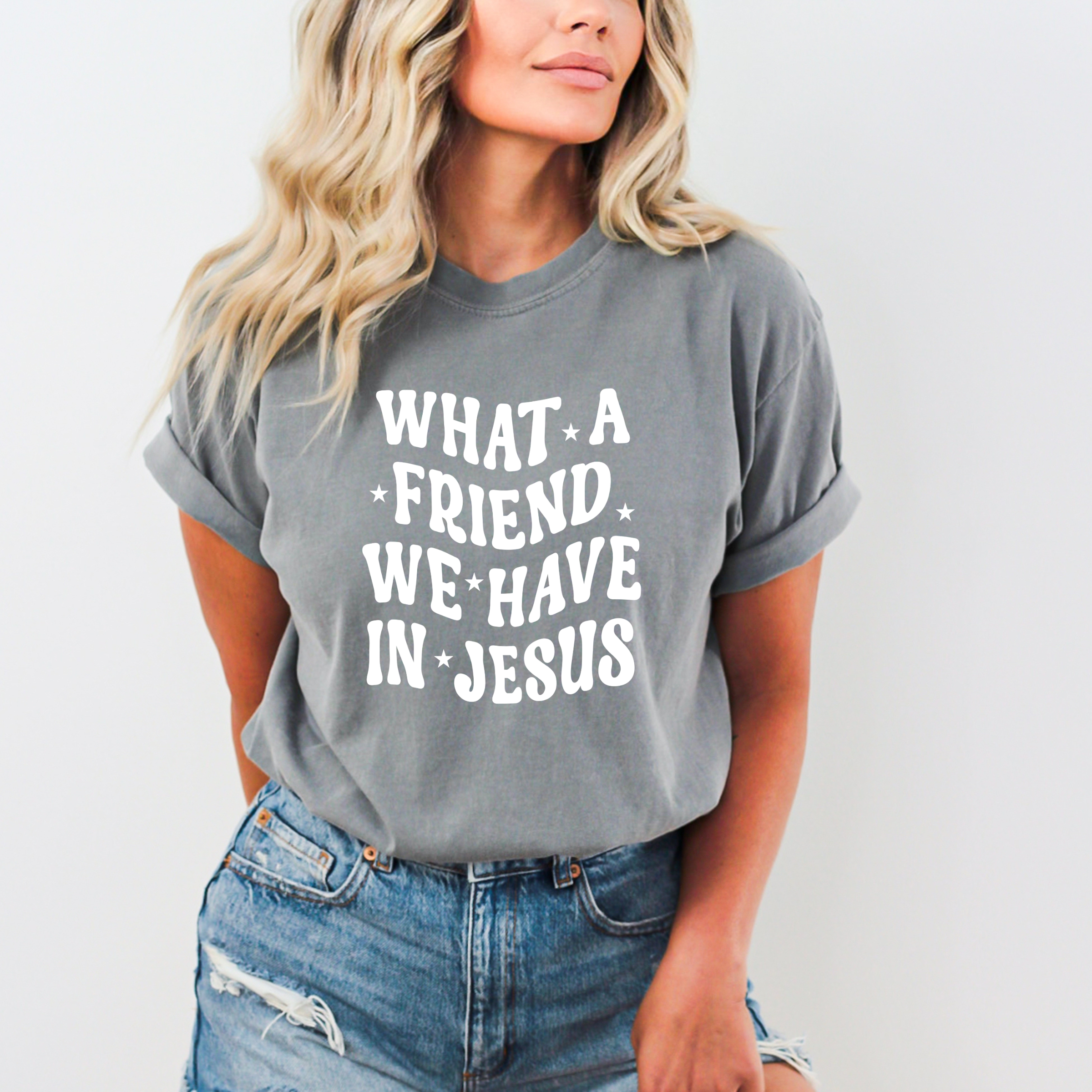 What A Friend We Have in Jesus Tee - Spring Graphic Tee Hoodie, Sweatshirt | PodTeesHub.com