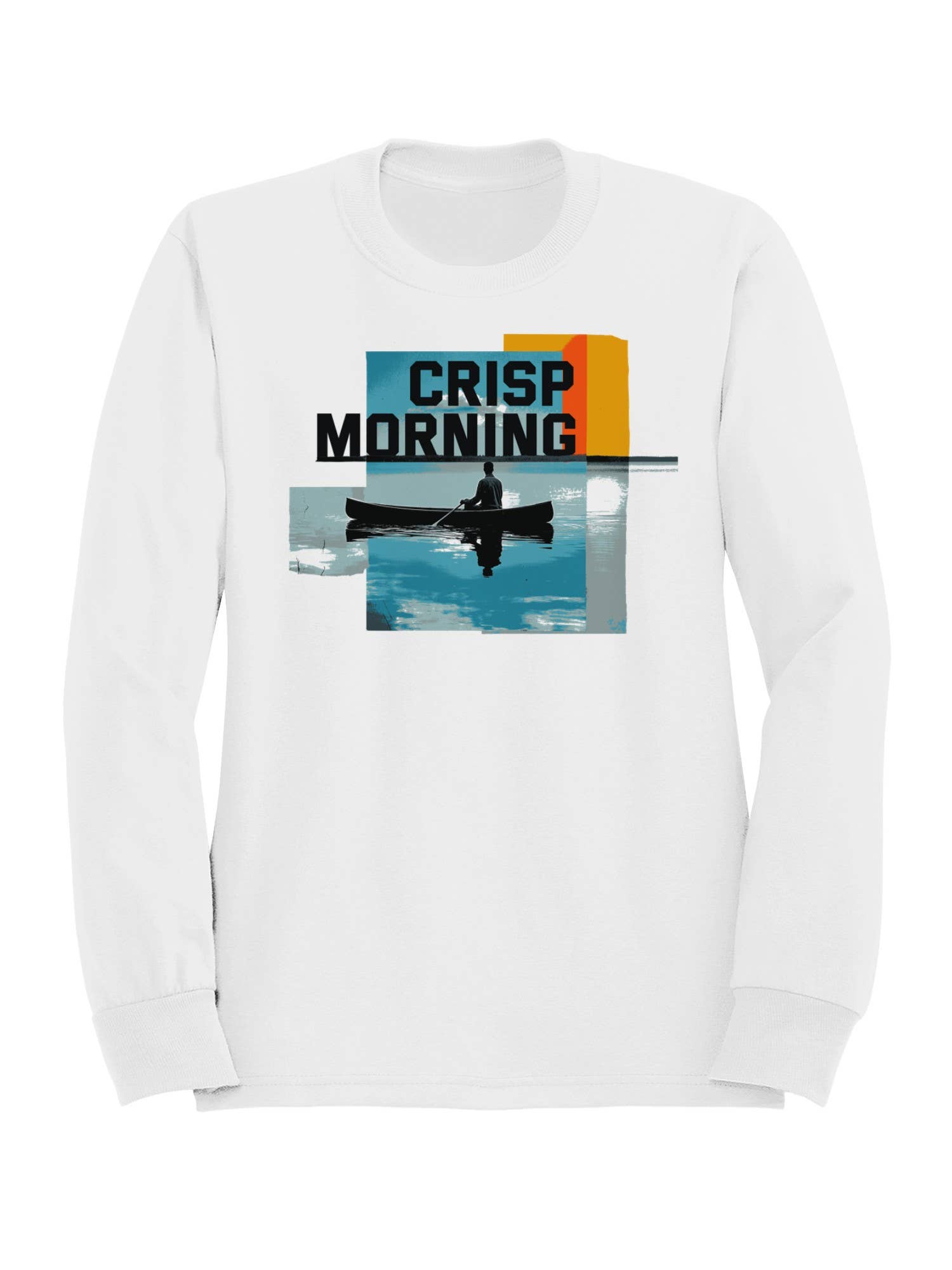 Crisp Morning Canoe Adventure Women's Sweatshirt T-Shirts, Hoodie | PodTeesHub.com