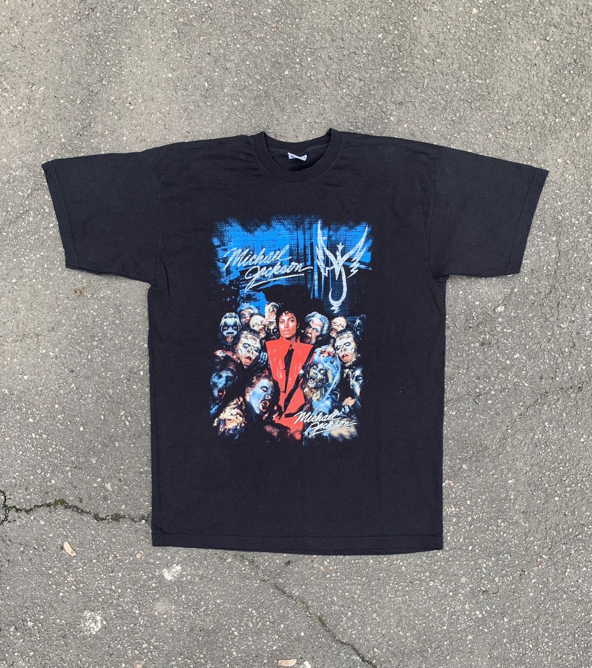 Michael Jackson X Vintage Vintage Michael Jackson Zombie Shirt Rare Print Horror Tee Hoodie, Sweatshirt | PodTeesHub.com