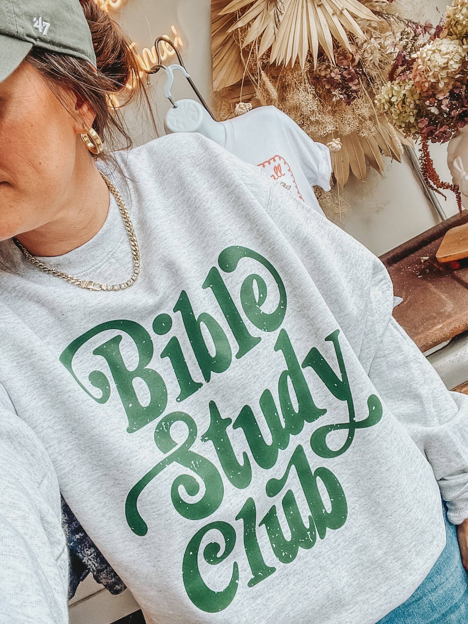 Bible Study Club Crew Neck Sweatshirt | Trending T-Shirts, Hoodie | PodTeesHub.com