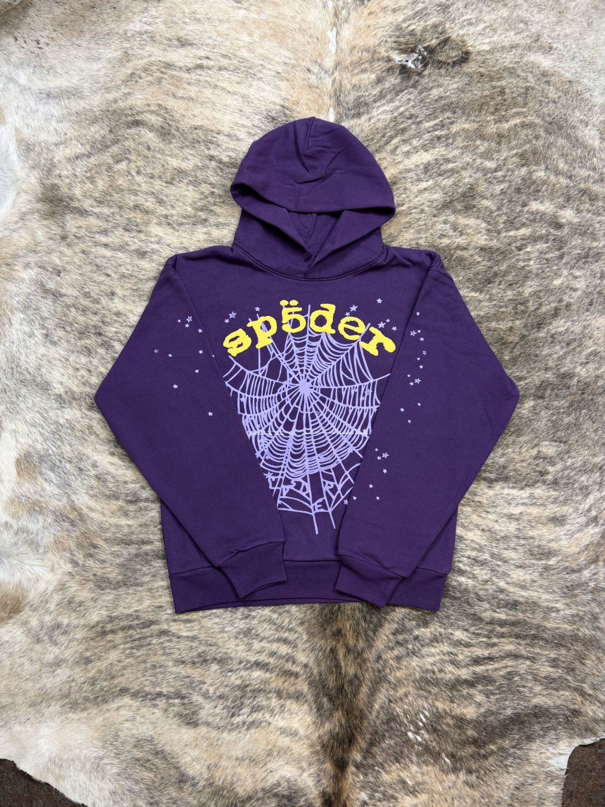 Sp5der Og Web V2 Star Hoodie Purple T-Shirts, Sweatshirt | PodTeesHub.com