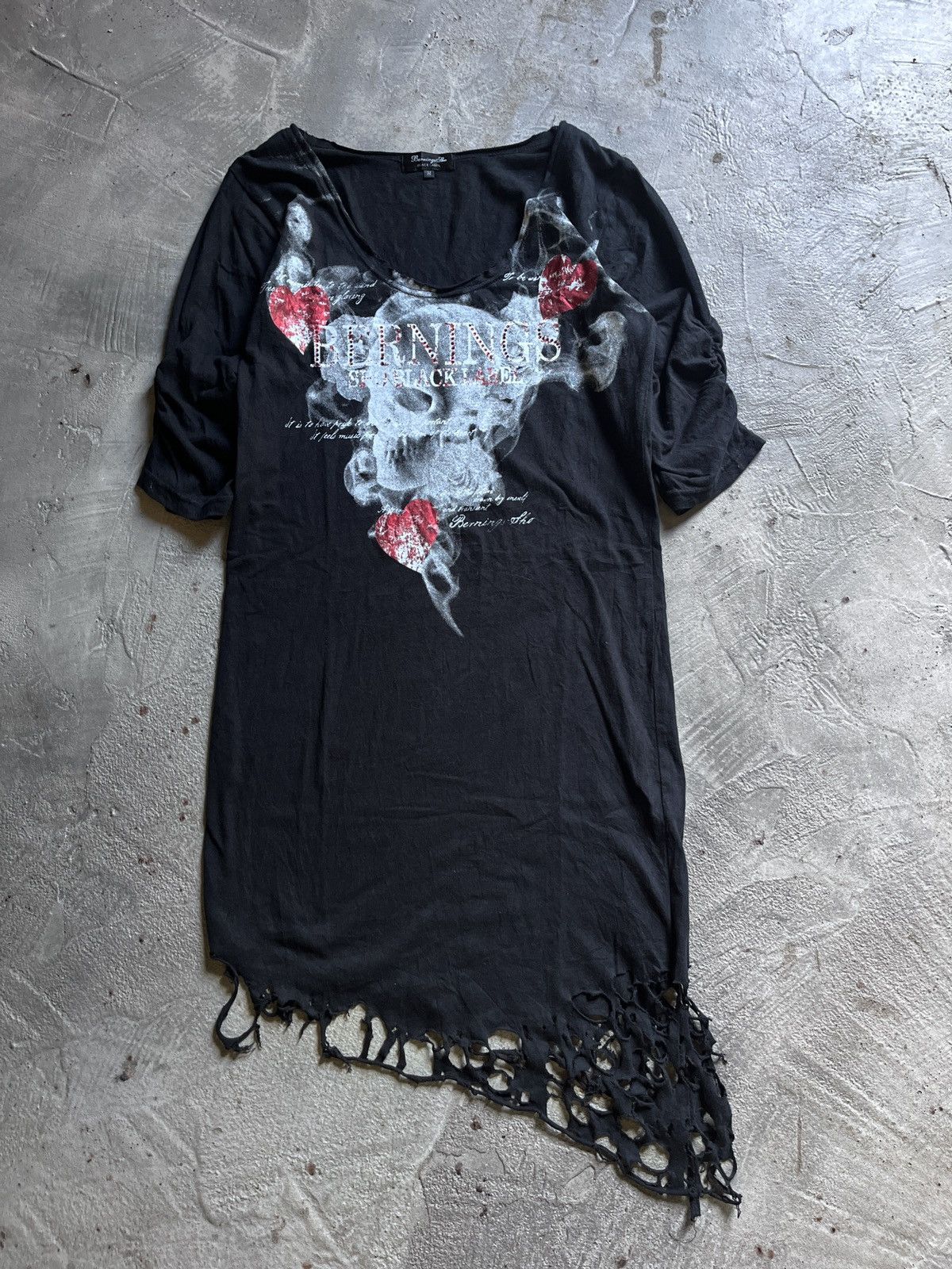 Japanese Brand Bernings Sho Distressed Smoke Skulls T-Shirts, Hoodie, Sweatshirt | PodTeesHub.com