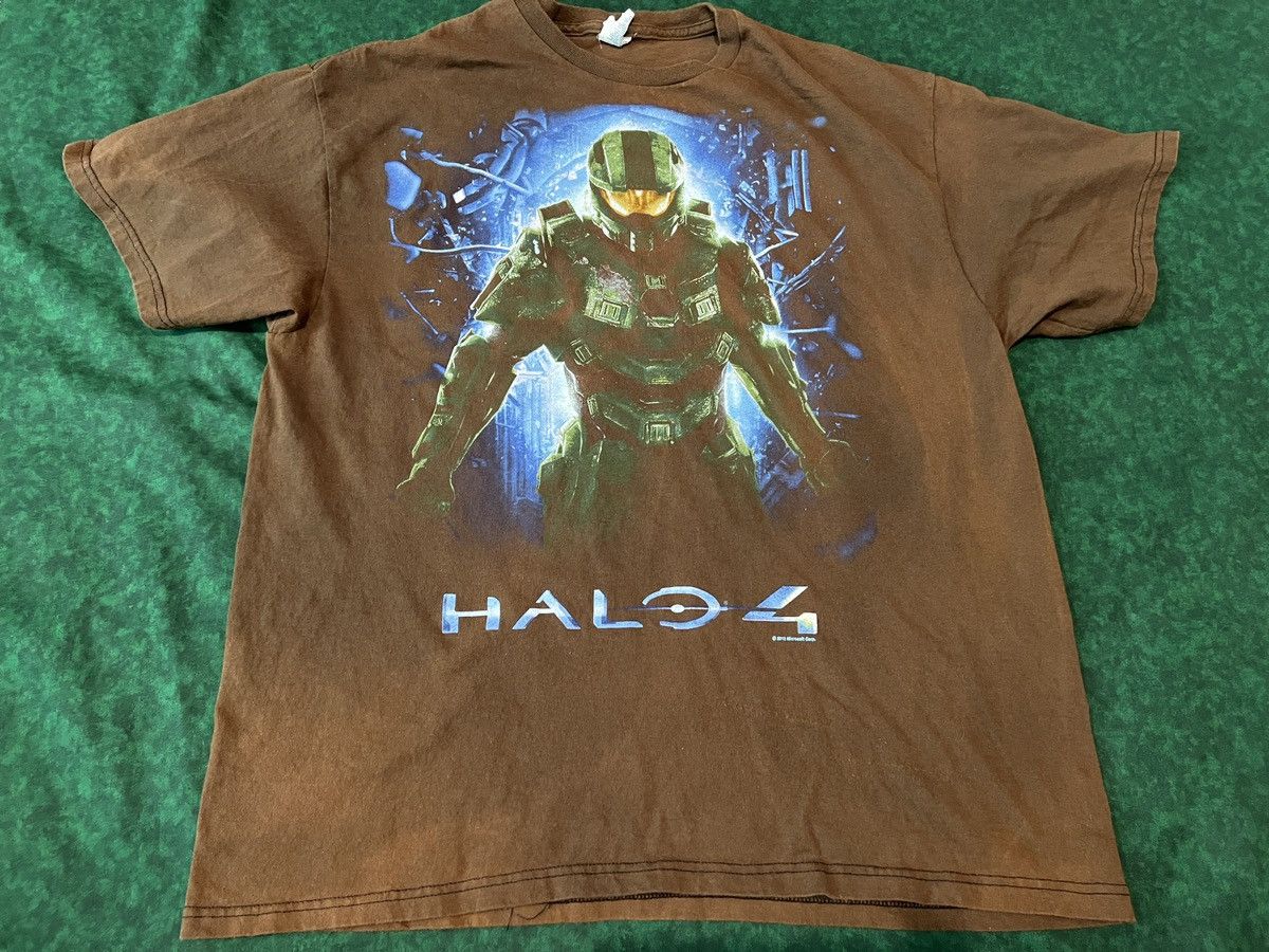 Halo 4 Release Promo T Shirt Dated 2012 Xbox Video Game Hoodie, Sweatshirt | PodTeesHub.com