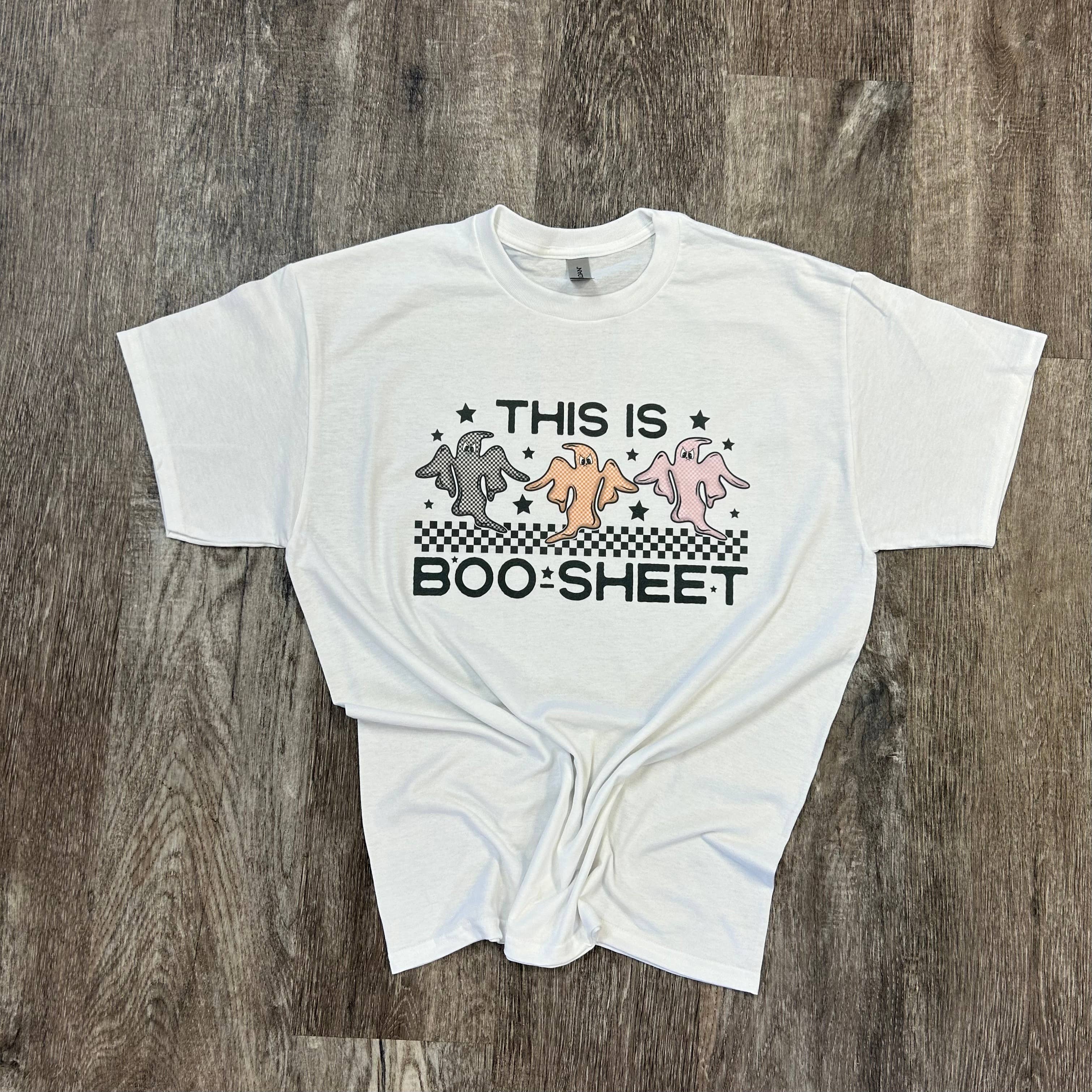 This Is Boo Sheet On White Tee Hoodie, Sweatshirt | PodTeesHub.com