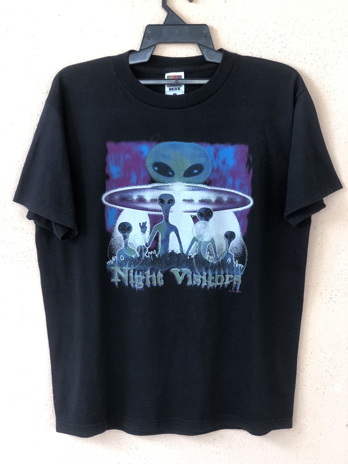 Vintage 90s Night Visitors Alien Horror T-Shirts, Hoodie, Sweatshirt
