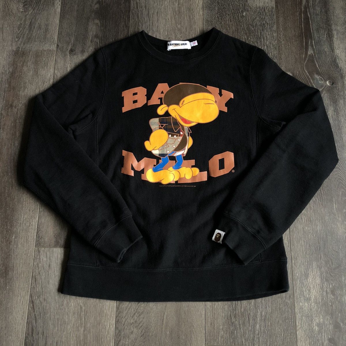 Bape Rare Og Bathing Ape Bape Baby Milo Check T-Shirts, Hoodie, Sweatshirt