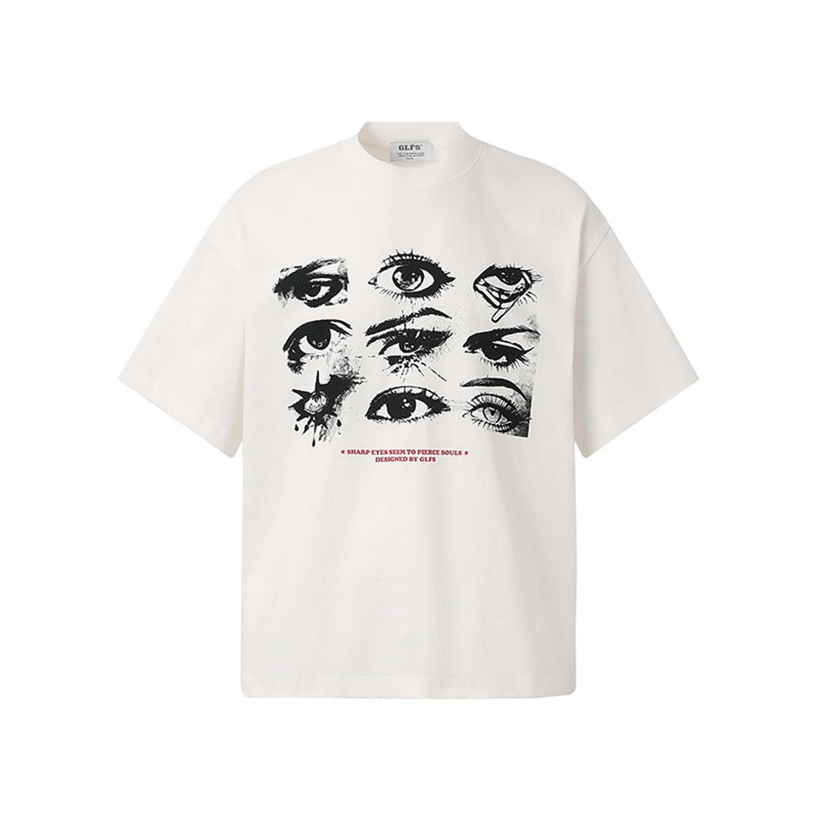Vintage Girl Graphic Tee Sharp Eyes Hoodie, Sweatshirt | PodTeesHub.com