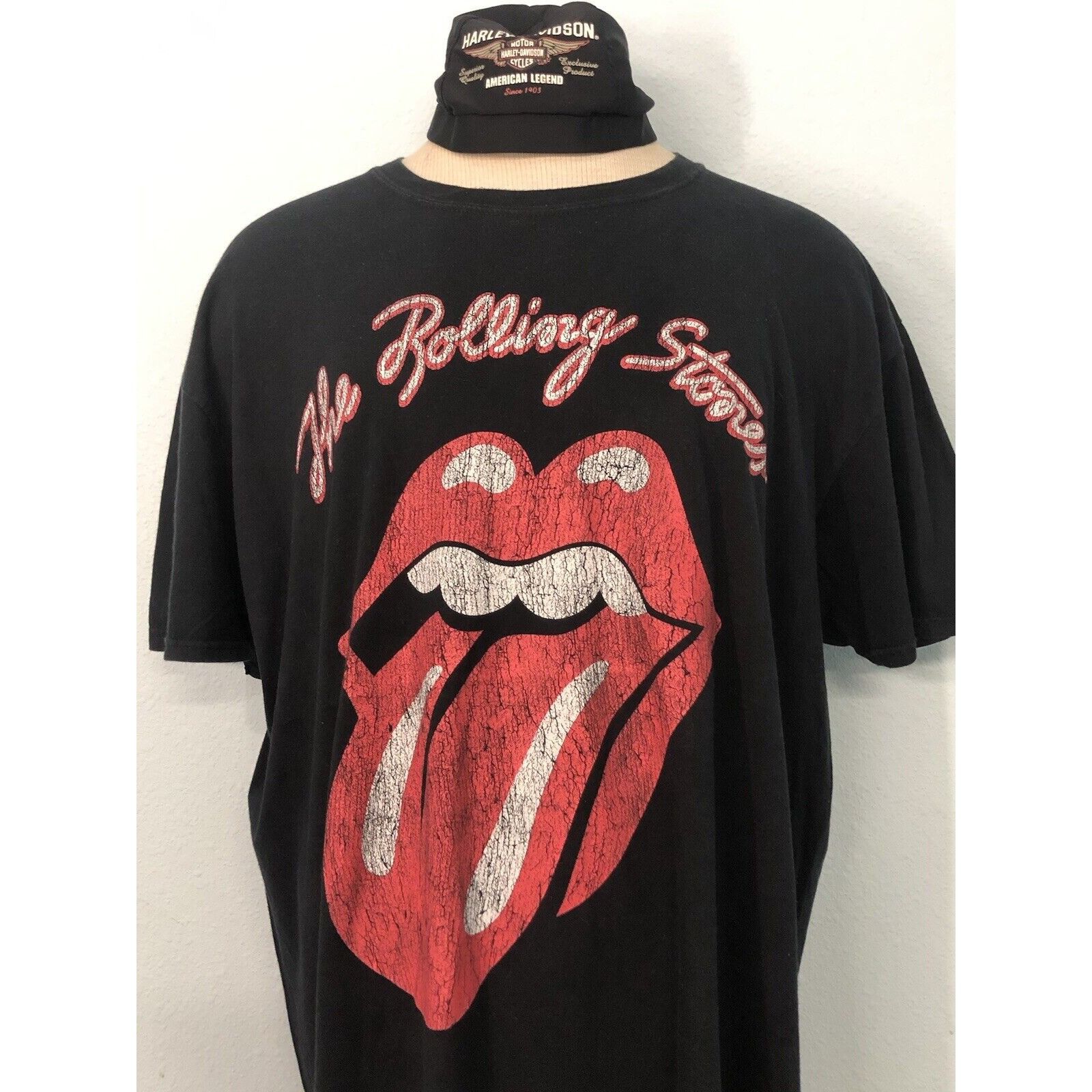 Vintage The Rolling Stone T Shirt 2xl Men Vintage Style Distressed Hoodie, Sweatshirt | PodTeesHub.com
