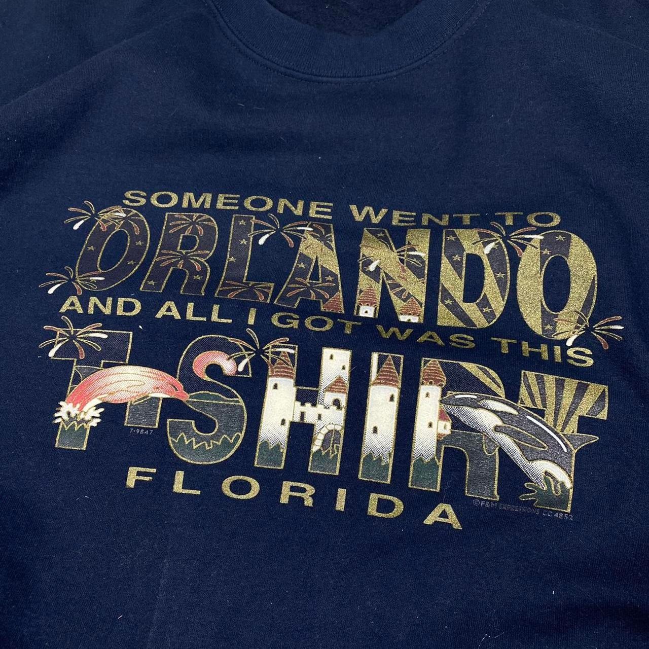 Vintage 90s Orlando Florida Graphic Sweatshirt T-Shirts, Hoodie | PodTeesHub.com