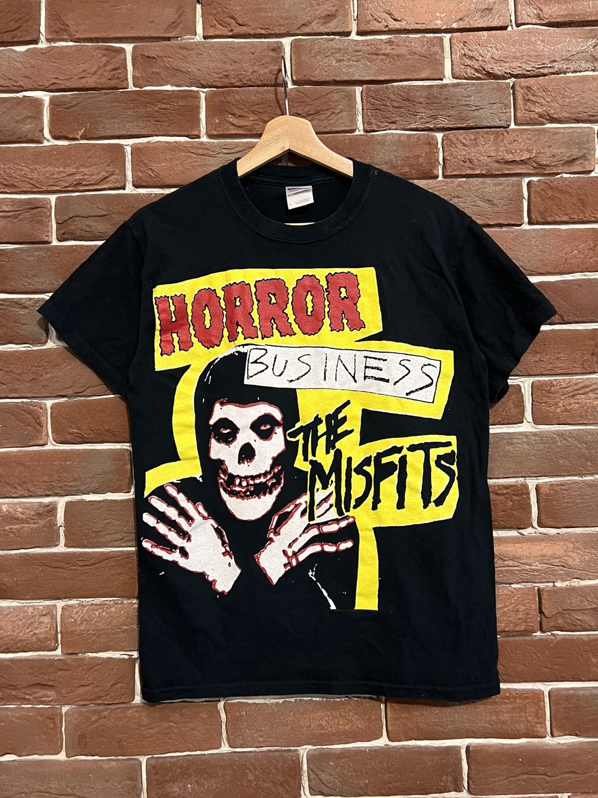Misfits X Vintage Rare Vintage 00s Misfits Horror Business Post Punk Band Tee Hoodie, Sweatshirt | PodTeesHub.com