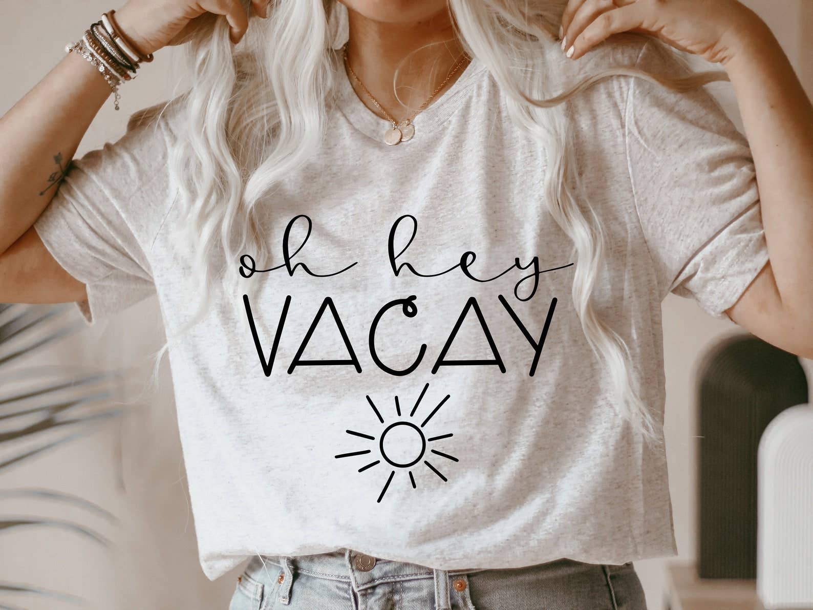 Oh Hey Vacay T-Shirt Hoodie, Sweatshirt | PodTeesHub.com