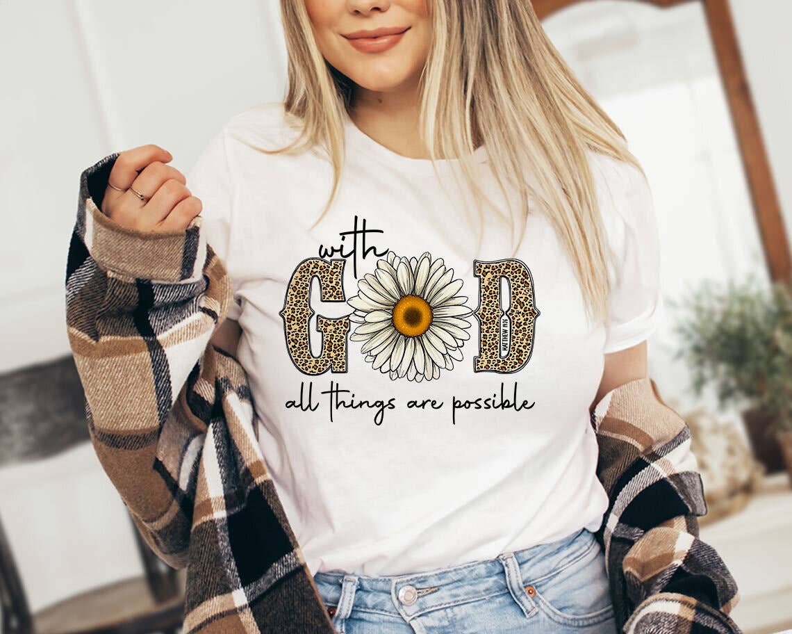 God Sunflower - Christian Church Jesus Easter T-Shirt Hoodie, Sweatshirt | PodTeesHub.com