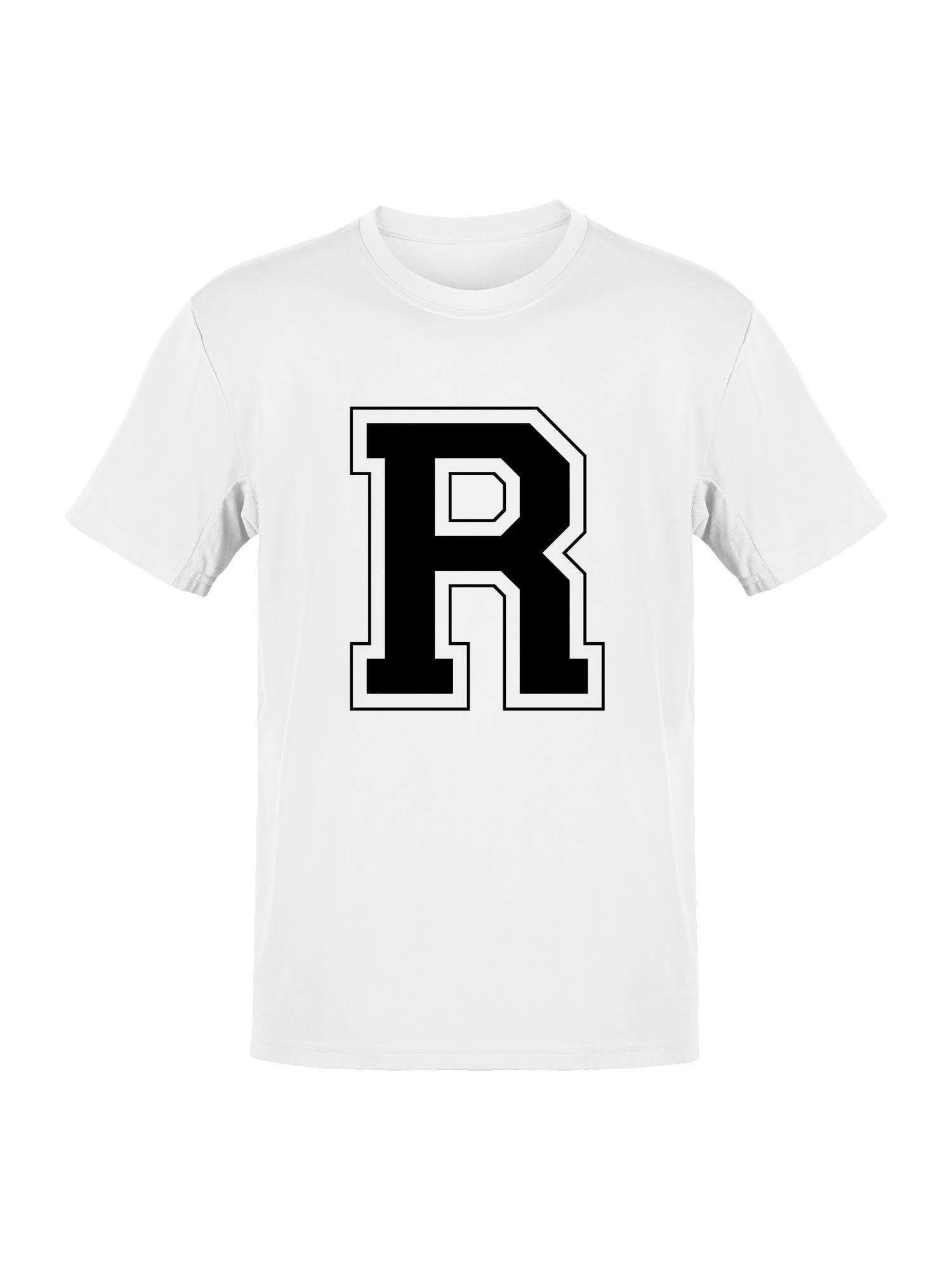 College Varsity Letter R Unisex T-Shirt Men's T-Shirt Hoodie, Sweatshirt | PodTeesHub.com