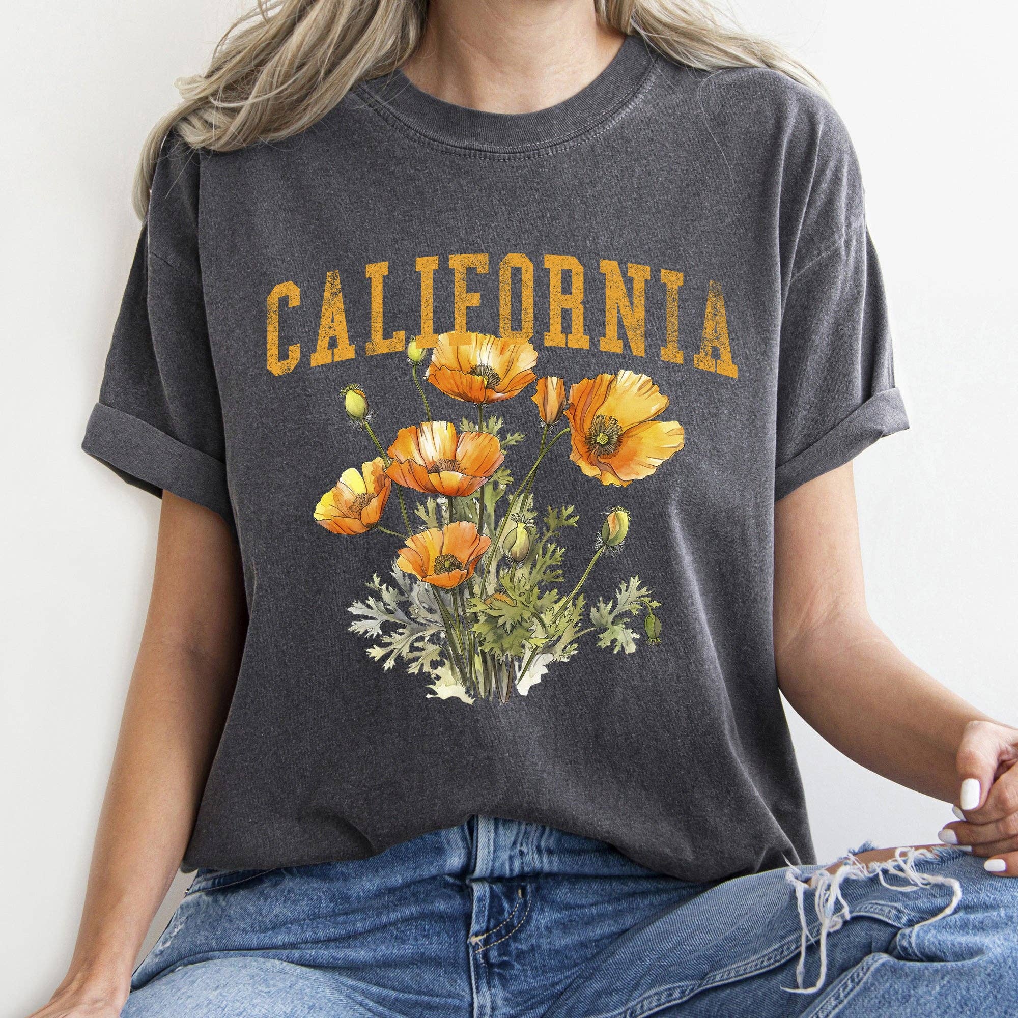 California State Flower T-Shirt Hoodie, Sweatshirt | PodTeesHub.com