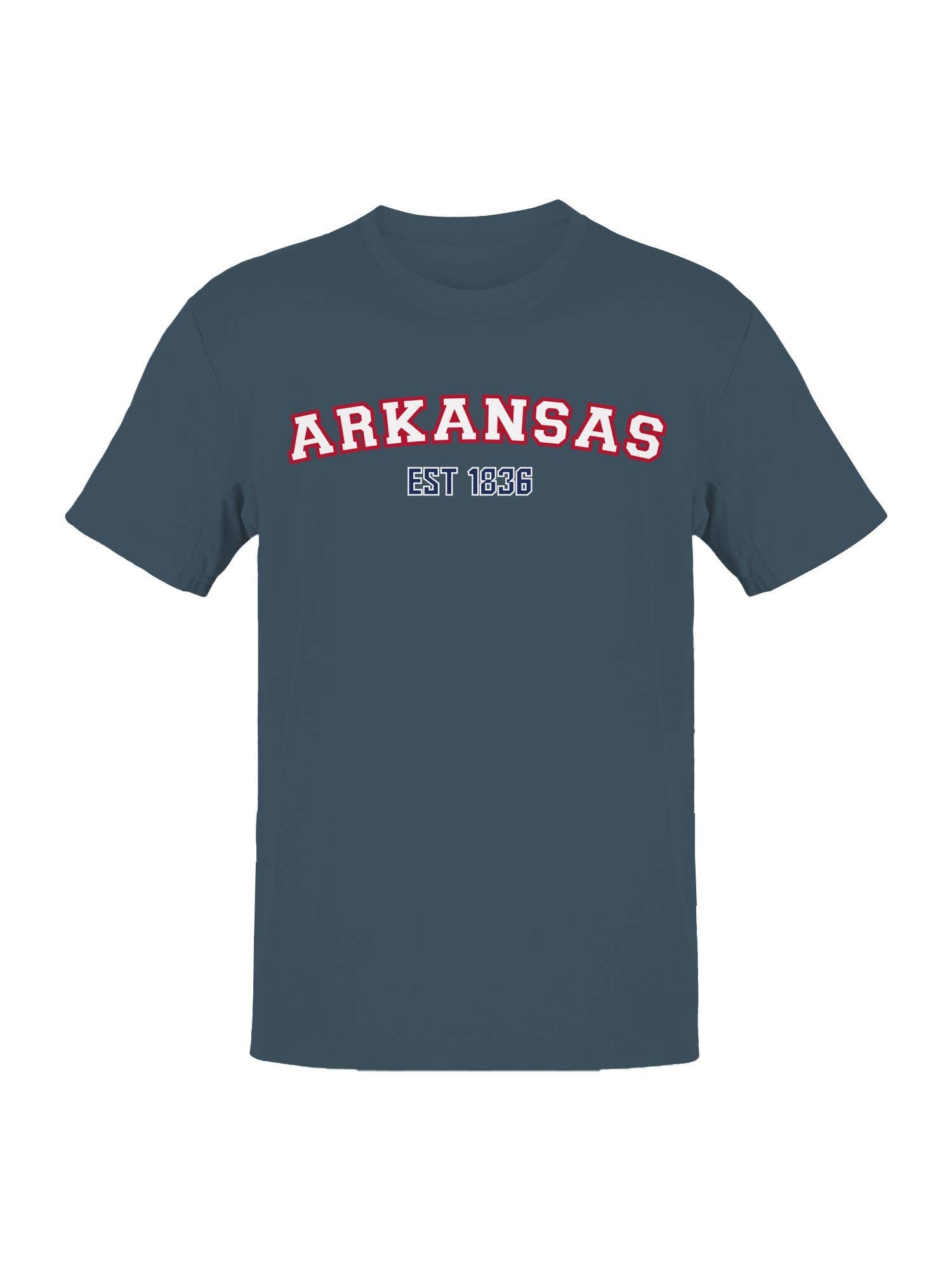 Arkansas Est 1836 Heritage Design Men's T-Shirt Hoodie, Sweatshirt | PodTeesHub.com