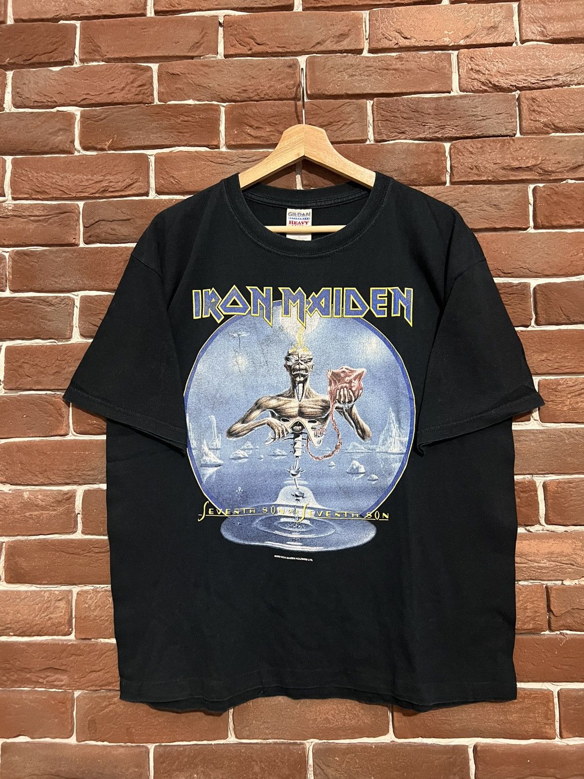 Iron Maiden X Vintage Vintage 2003 Iron Maiden Seventh Son Band Metal Tshirt Y2k Hoodie, Sweatshirt | PodTeesHub.com