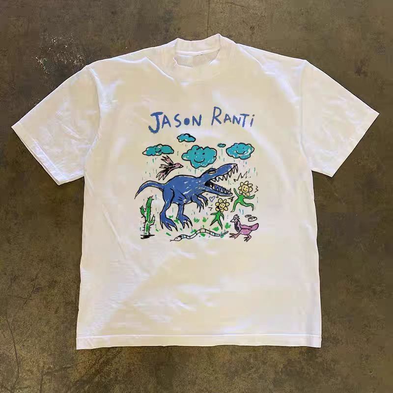 Vintage White Washed Retro Dinosaur Print T Shirt Hoodie, Sweatshirt | PodTeesHub.com