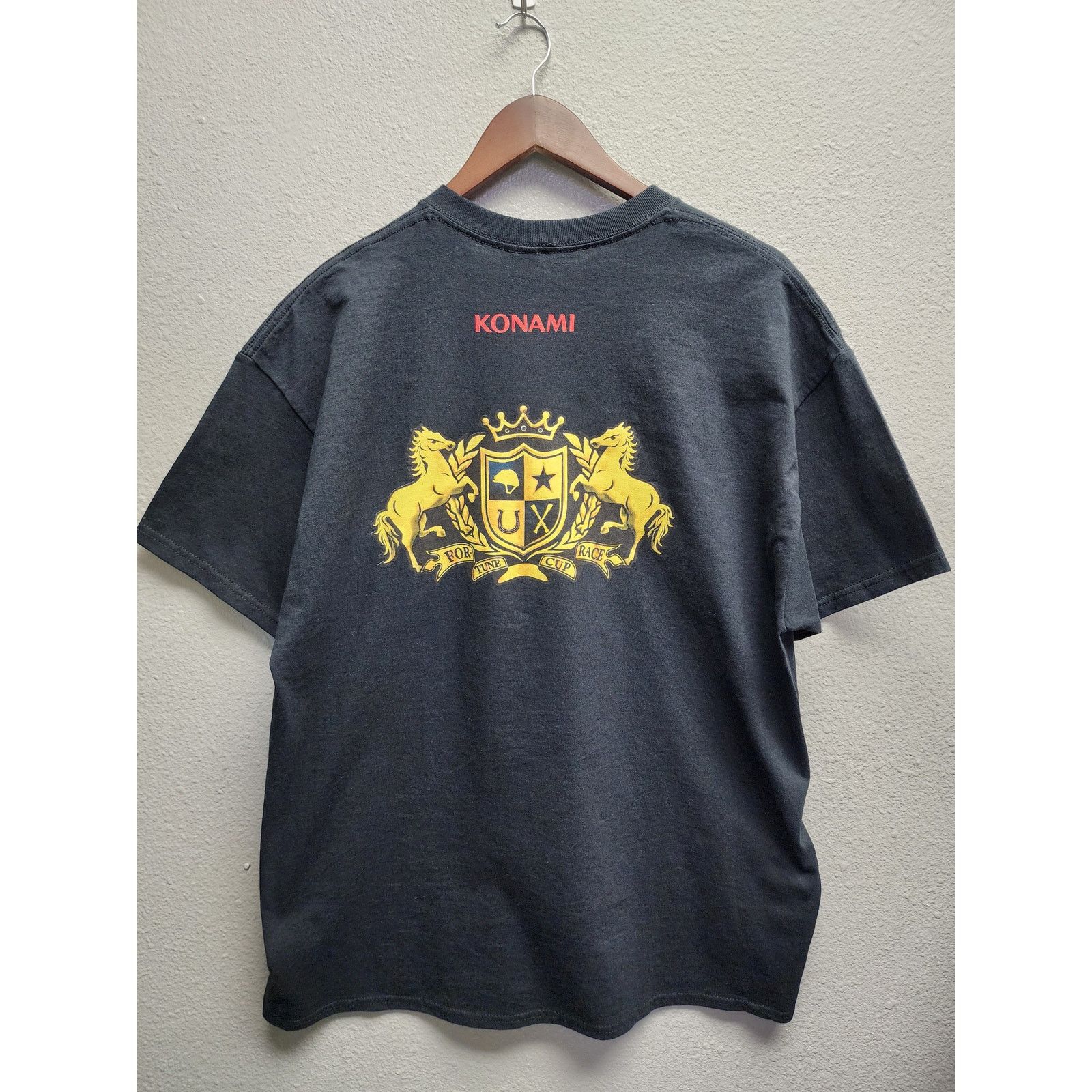 Gildan Konami Fortune Cup Black Xl Gaming Tee Vintage Video Game Hoodie, Sweatshirt | PodTeesHub.com
