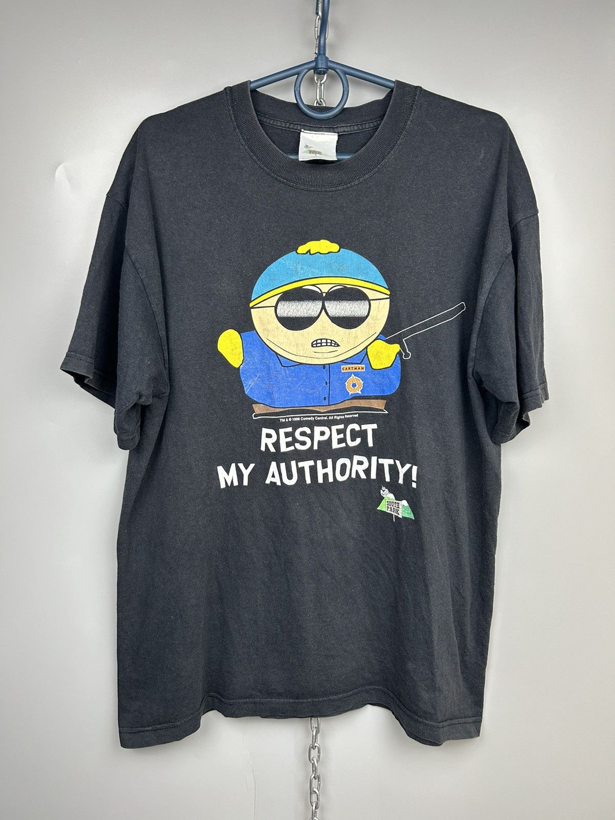 Vintage 1998 South Park Respect My Authority Tee Hoodie, Sweatshirt | PodTeesHub.com