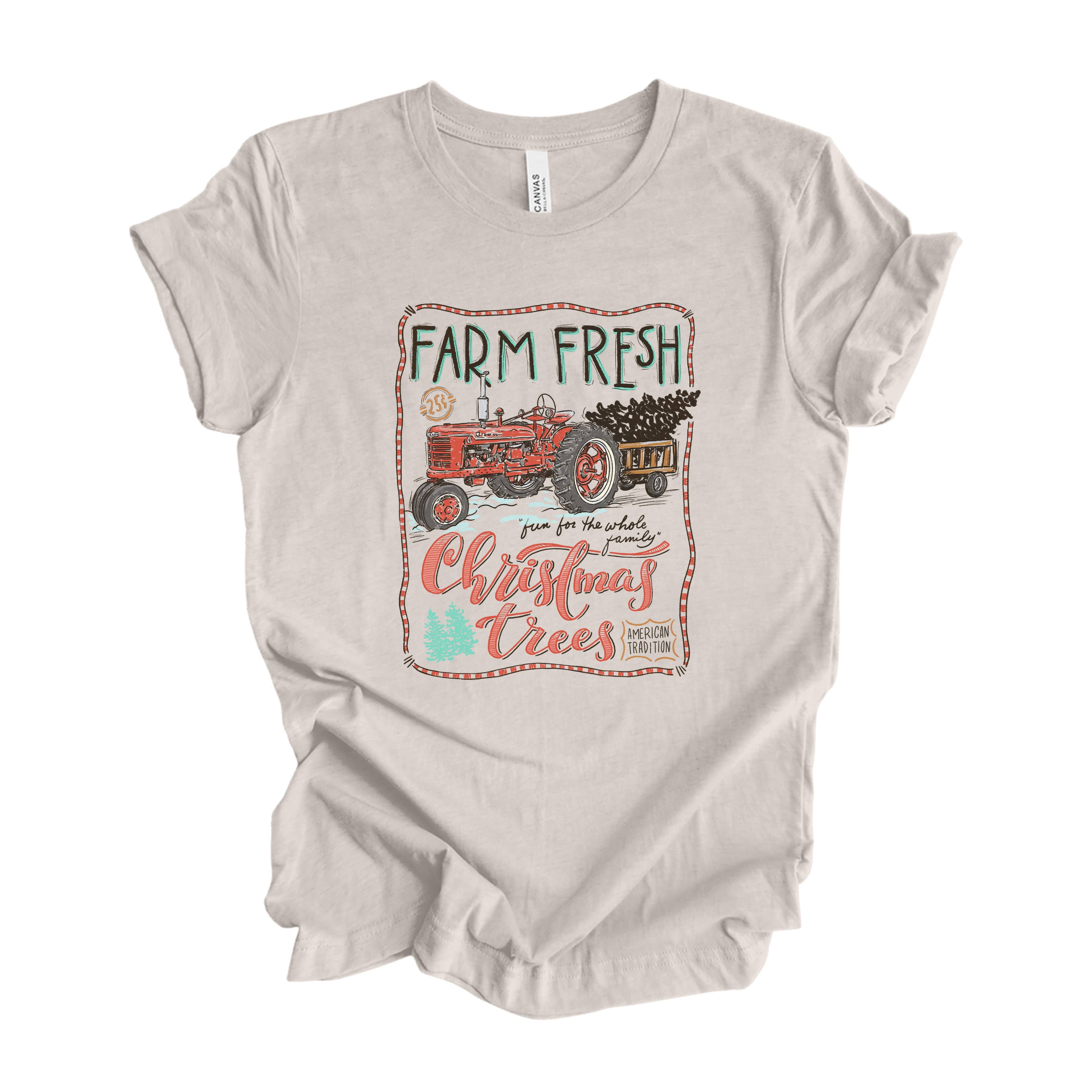 Farm Fresh Christmas Trees Tee Hoodie, Sweatshirt | PodTeesHub.com