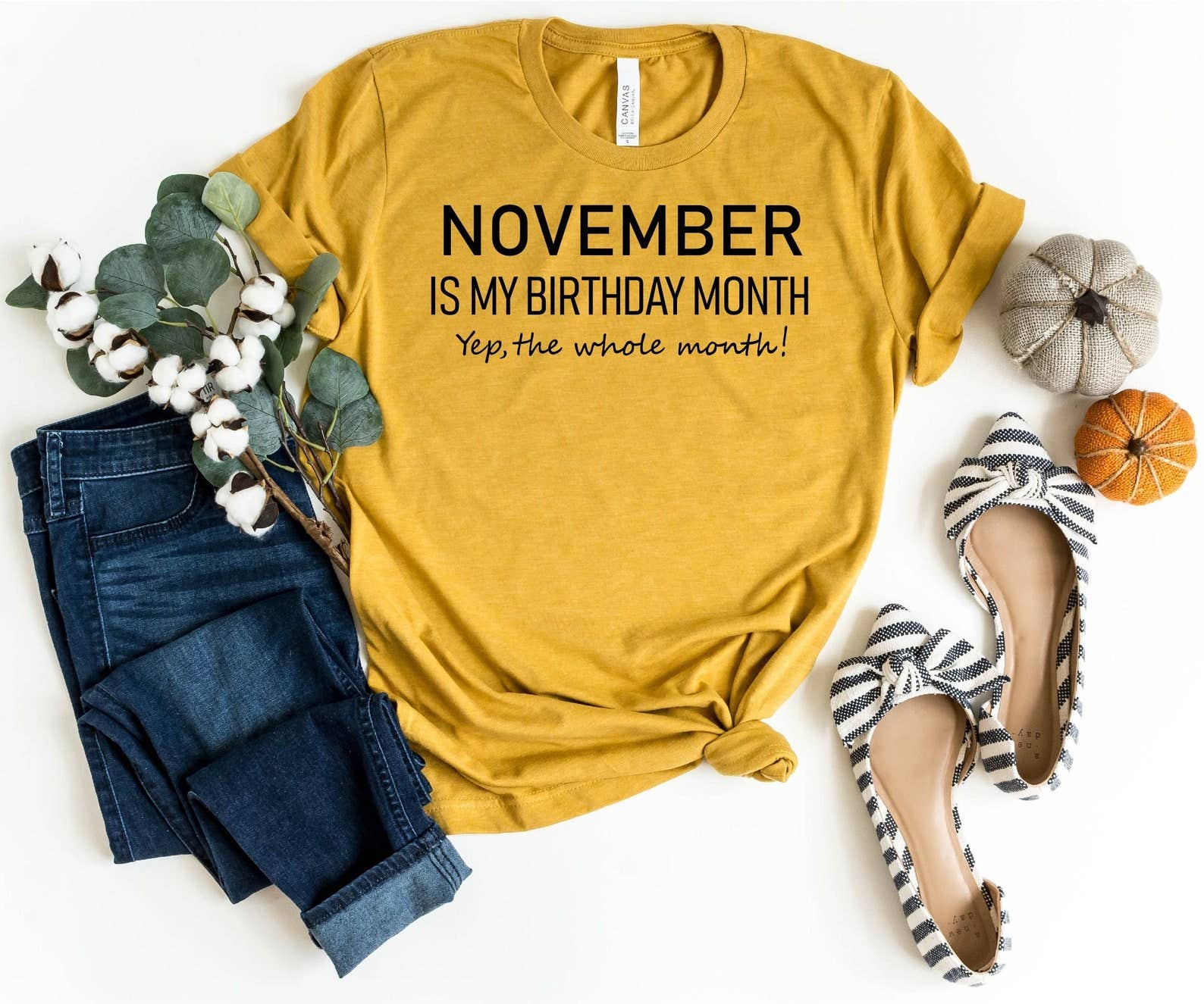 November My Birthday Month T-Shirt Hoodie, Sweatshirt | PodTeesHub.com