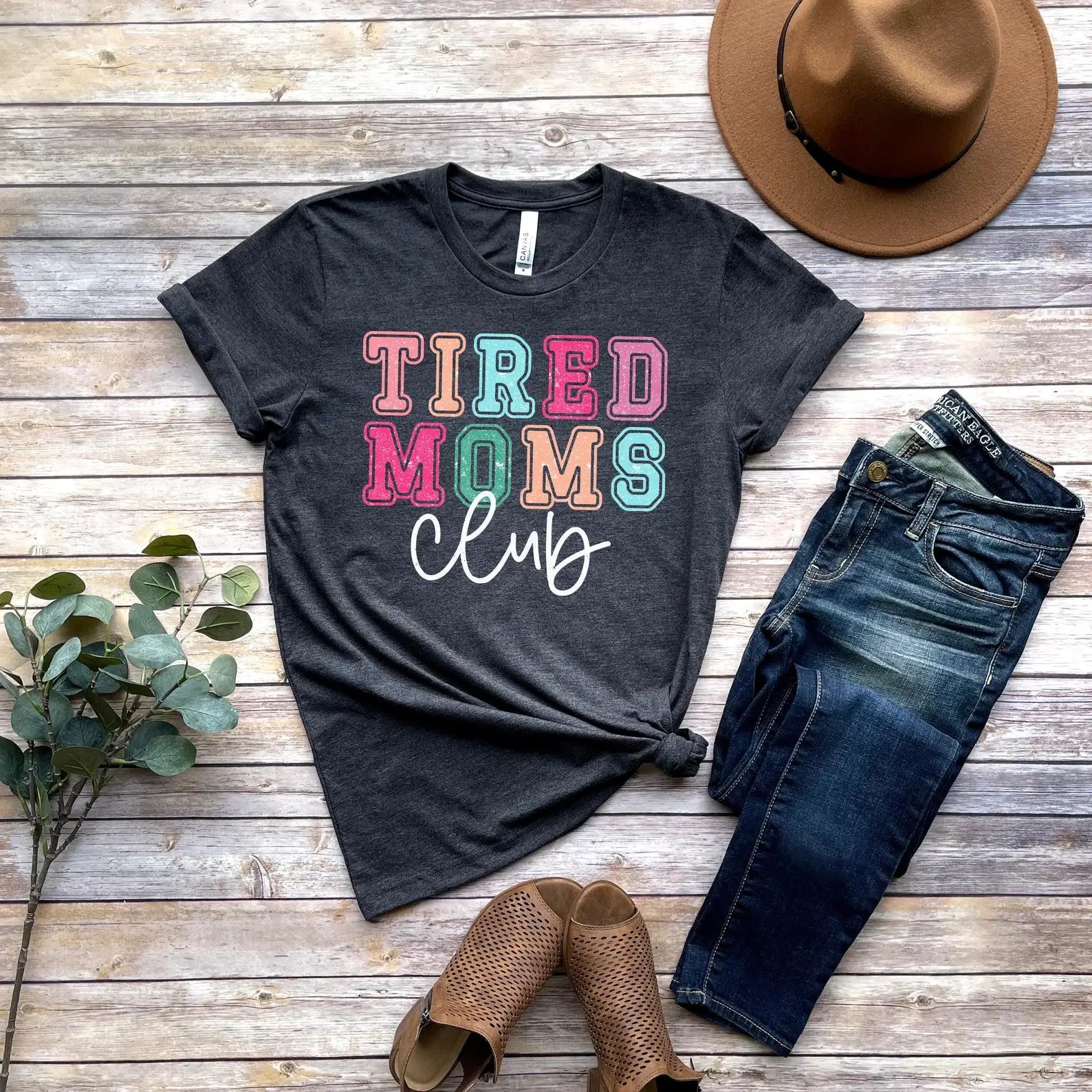 Tired Moms Club T-Shirt Hoodie, Sweatshirt | PodTeesHub.com
