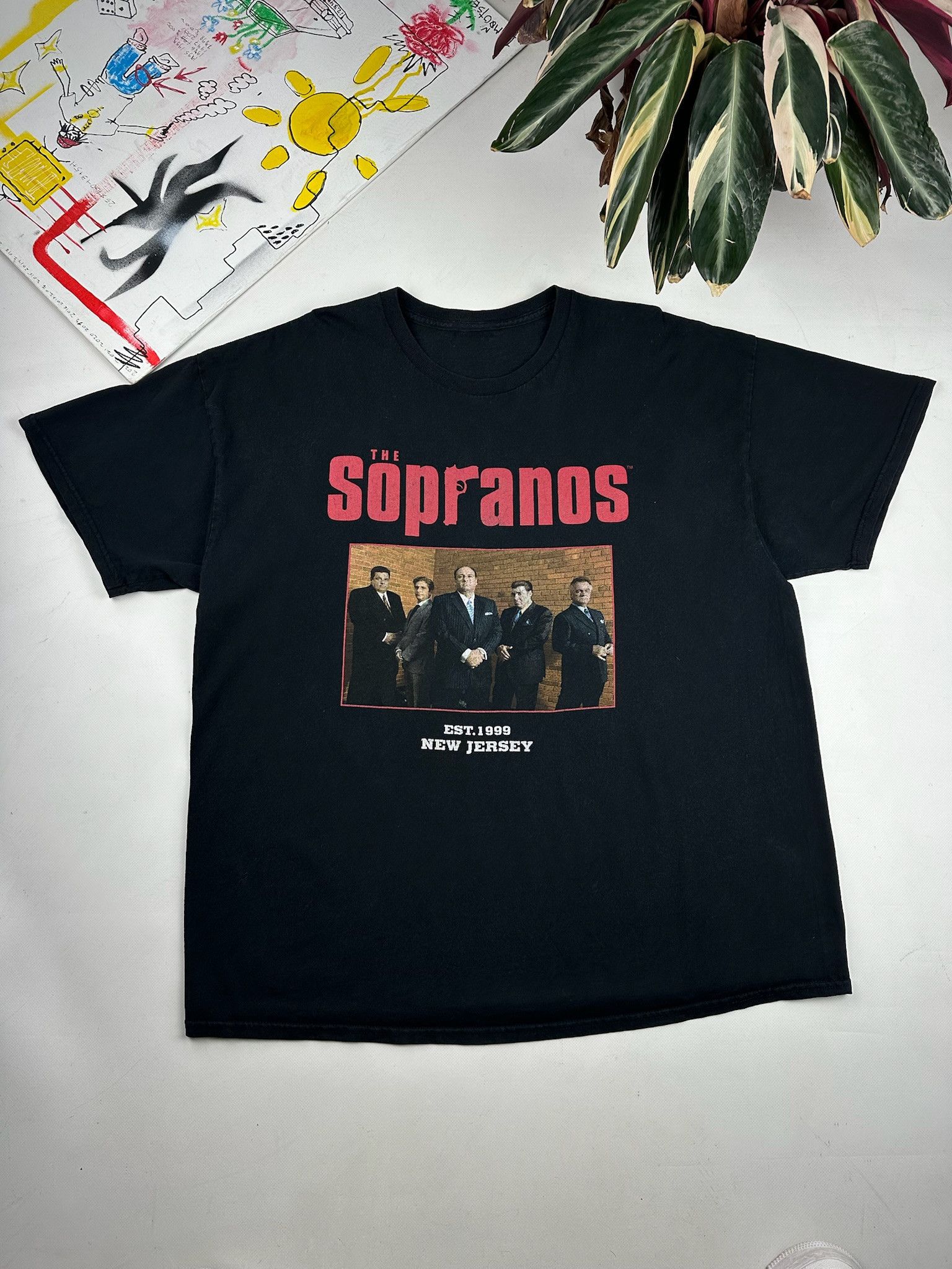 Vintage The Sopranos Hbo Tv Show Promo Black T Shirt Hoodie, Sweatshirt | PodTeesHub.com