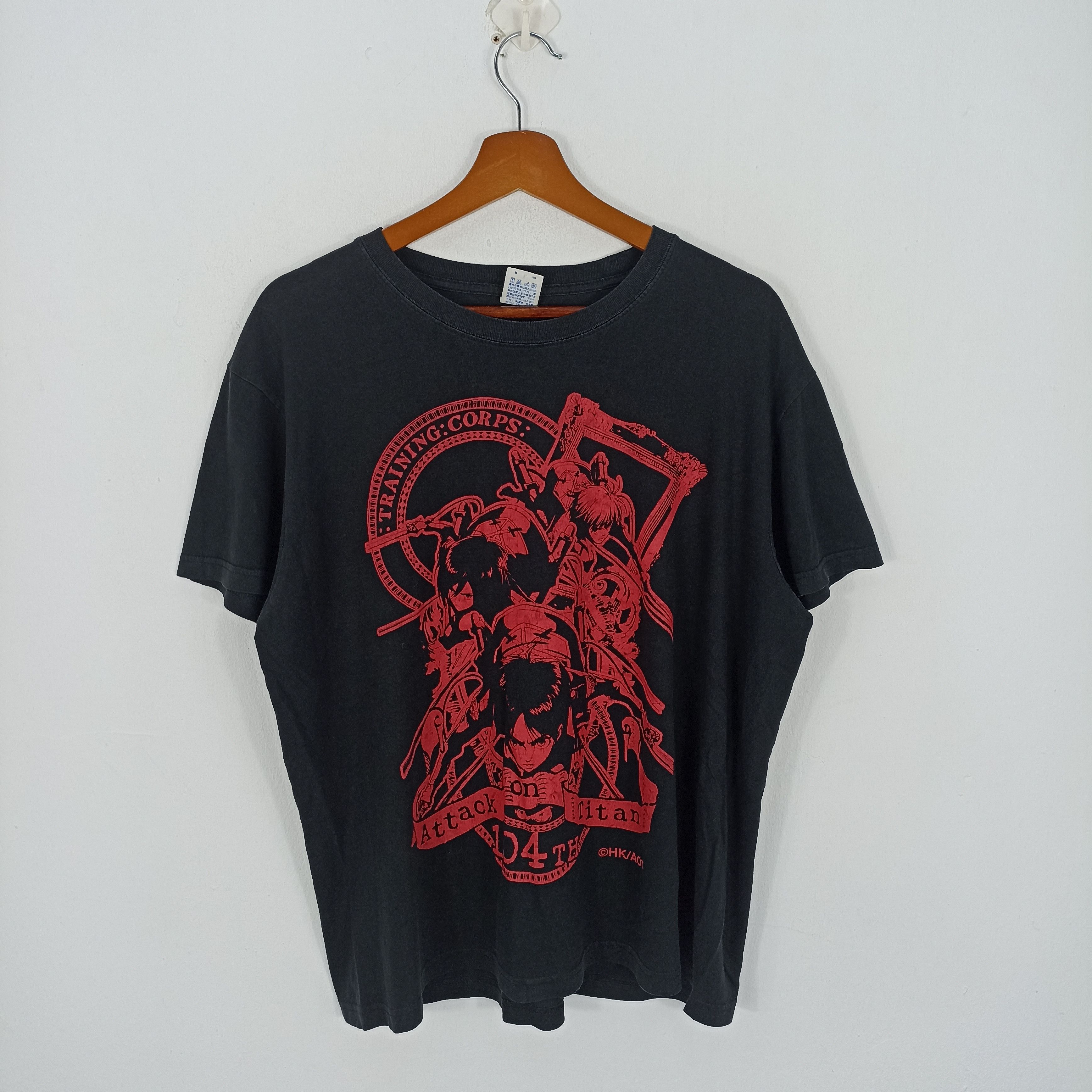 Japanese Brand X Vintage Fast Deals Vintage Attack Titan Anime Manga T-Shirts, Hoodie, Sweatshirt
