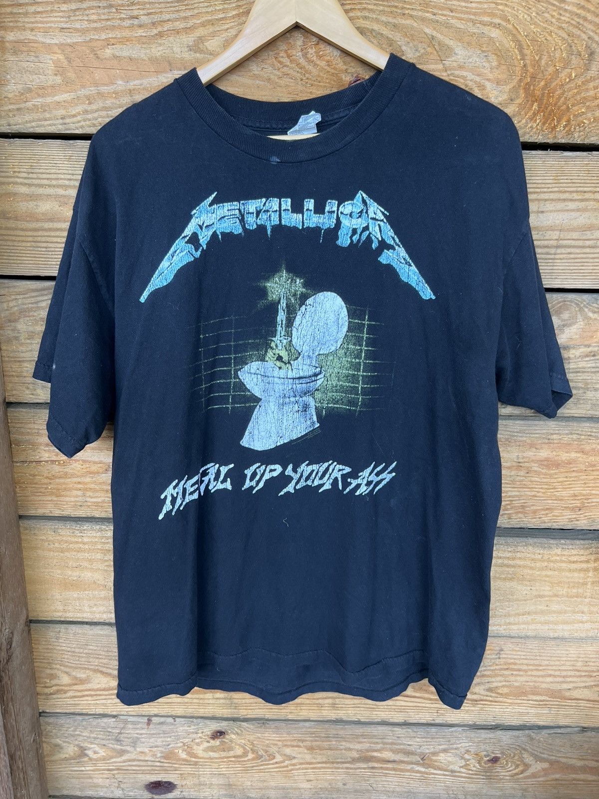 Metallica X Vintage Y2k Metallica Metal Up Your A Shirt Size Xl Hoodie, Sweatshirt | PodTeesHub.com