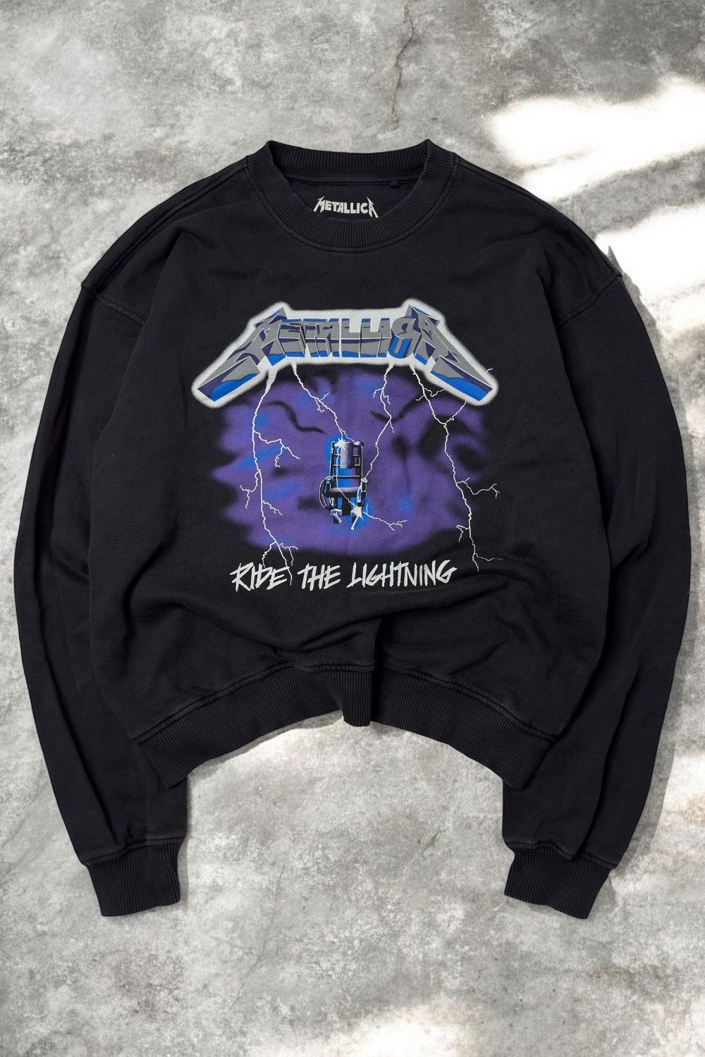 Vintage Metallica Ride Lighning Tour Band Metal Vintage T-Shirts, Hoodie, Sweatshirt