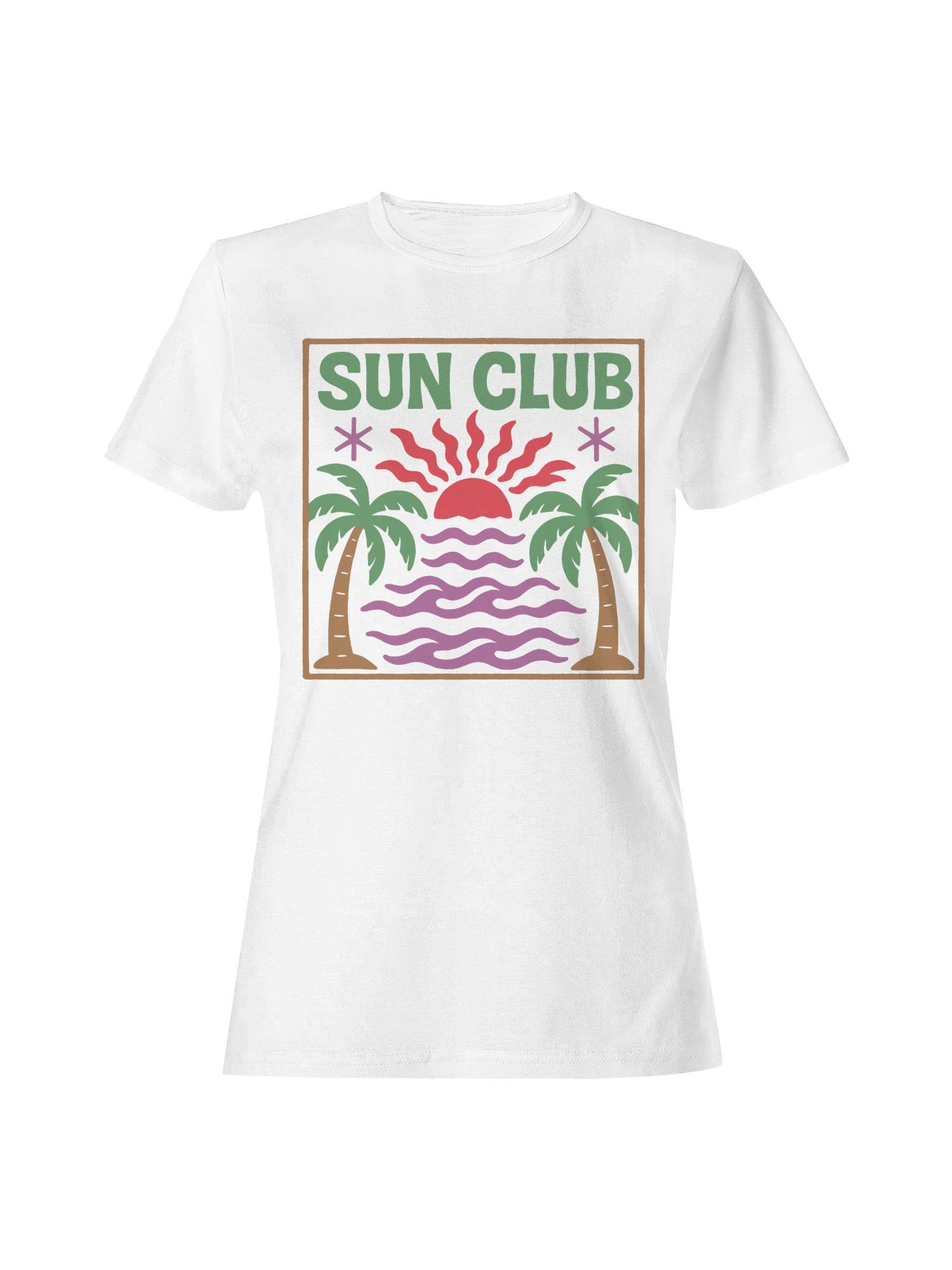 Sunset Vibes in Sun Club Women's T-Shirt Hoodie, Sweatshirt | PodTeesHub.com